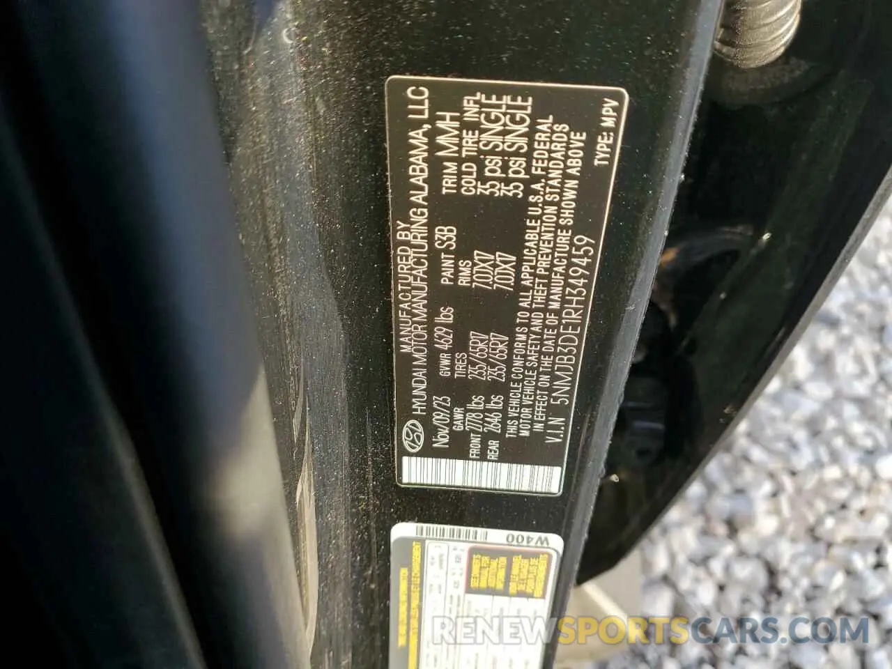 13 Фотография поврежденного автомобиля 5NMJB3DE1RH349459 HYUNDAI TUCSON 2024