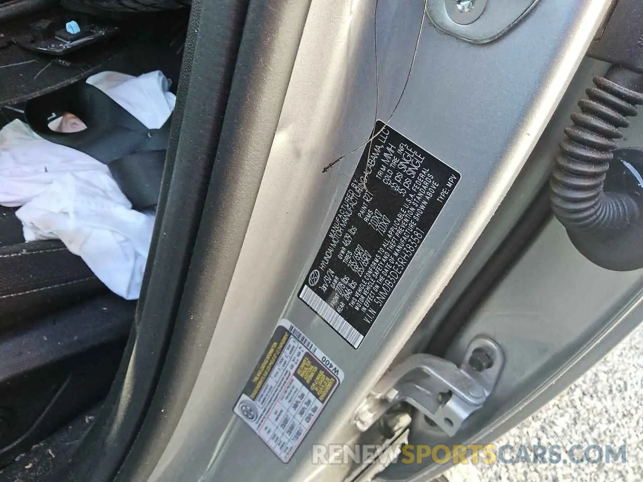13 Photograph of a damaged car 5NMJB3DE3RH383581 HYUNDAI TUCSON 2024