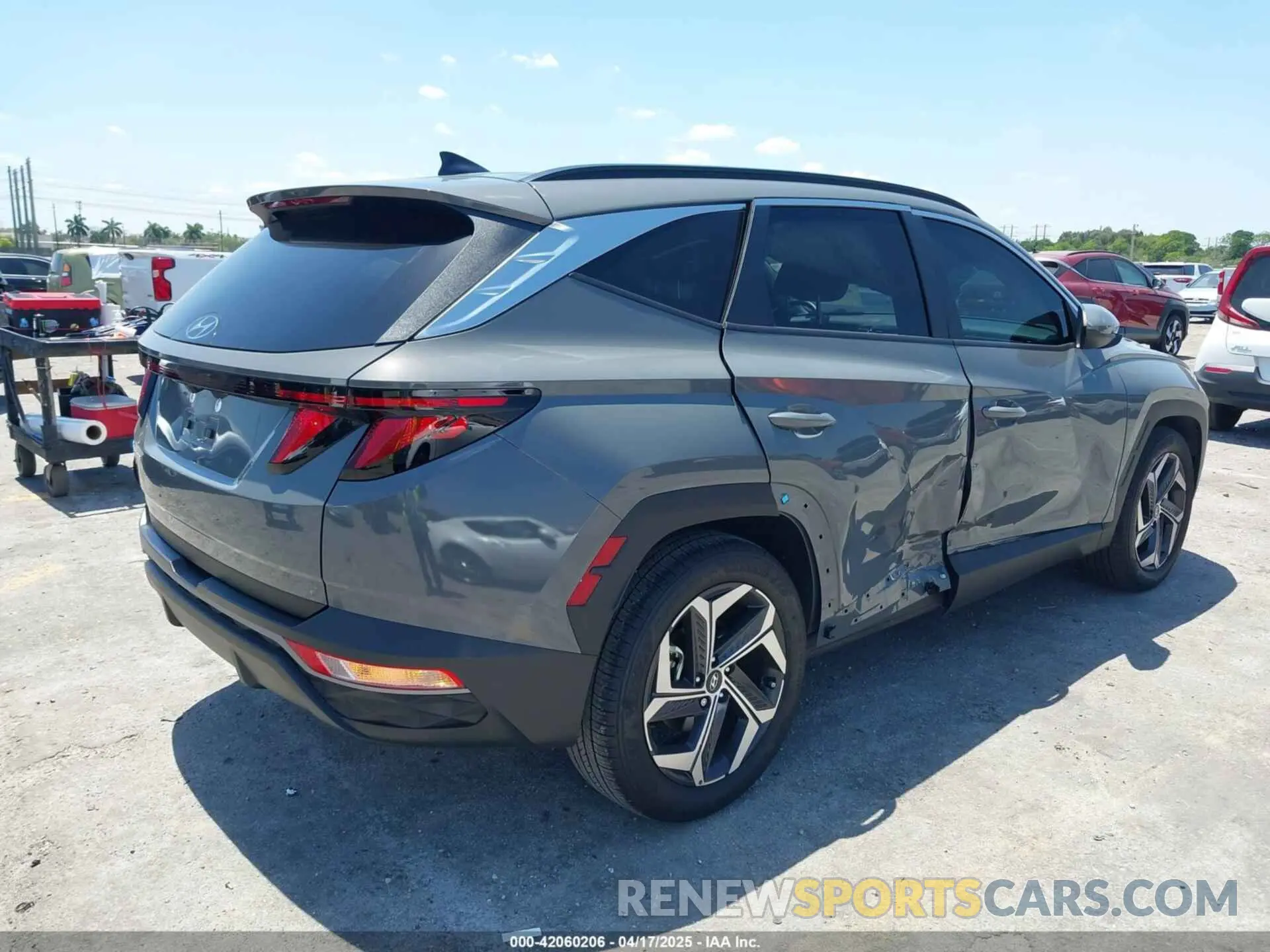 4 Фотография поврежденного автомобиля 5NMJB3DE5RH426267 HYUNDAI TUCSON 2024