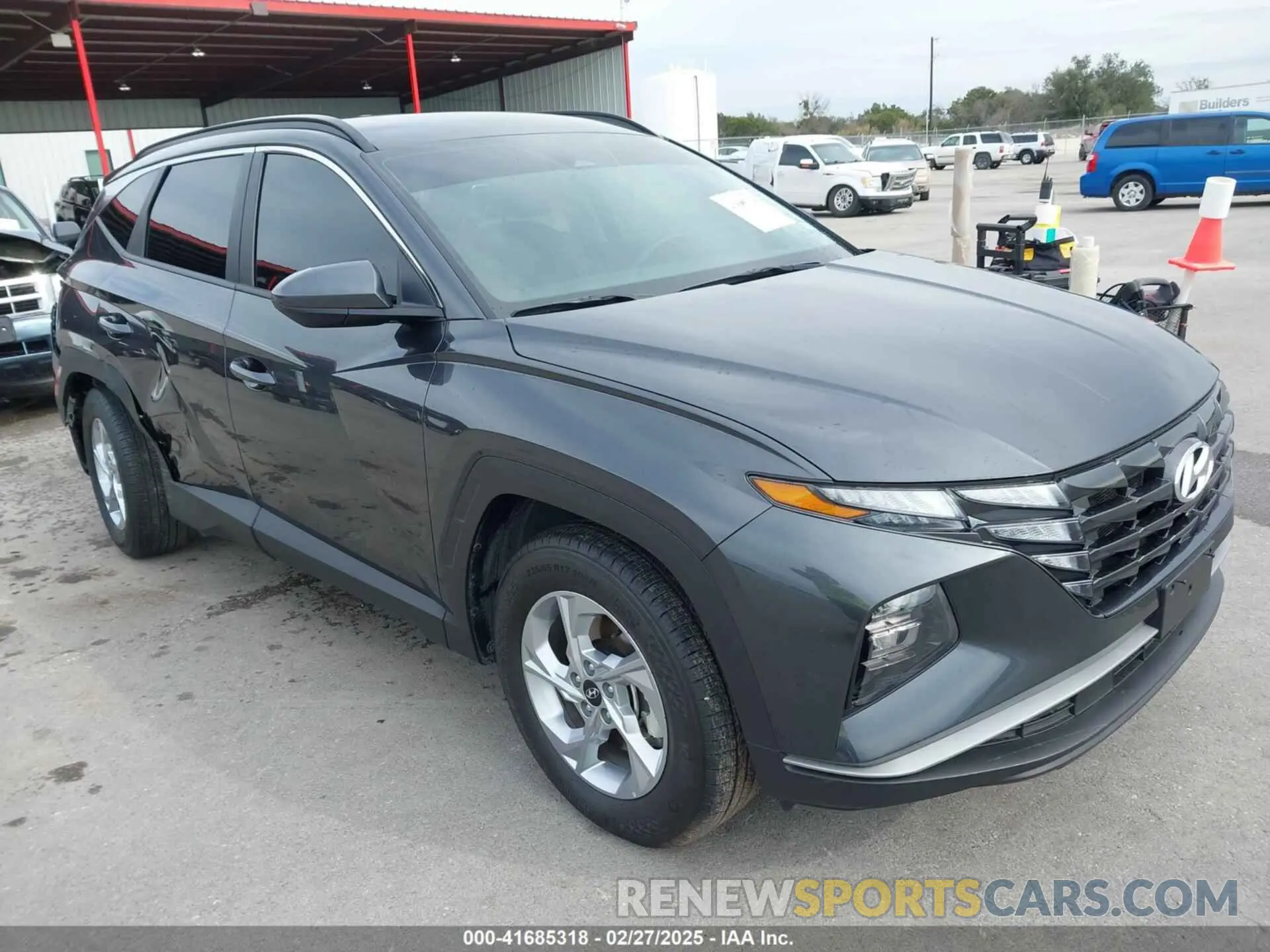 1 Photograph of a damaged car 5NMJB3DE6RH313878 HYUNDAI TUCSON 2024
