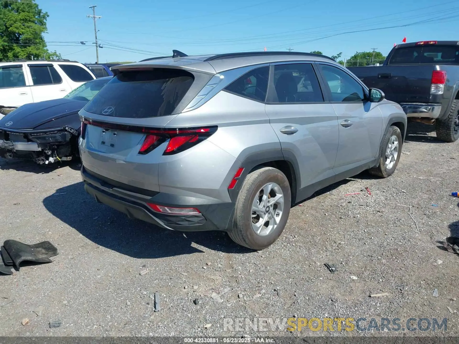 4 Фотография поврежденного автомобиля 5NMJB3DE7RH391103 HYUNDAI TUCSON 2024