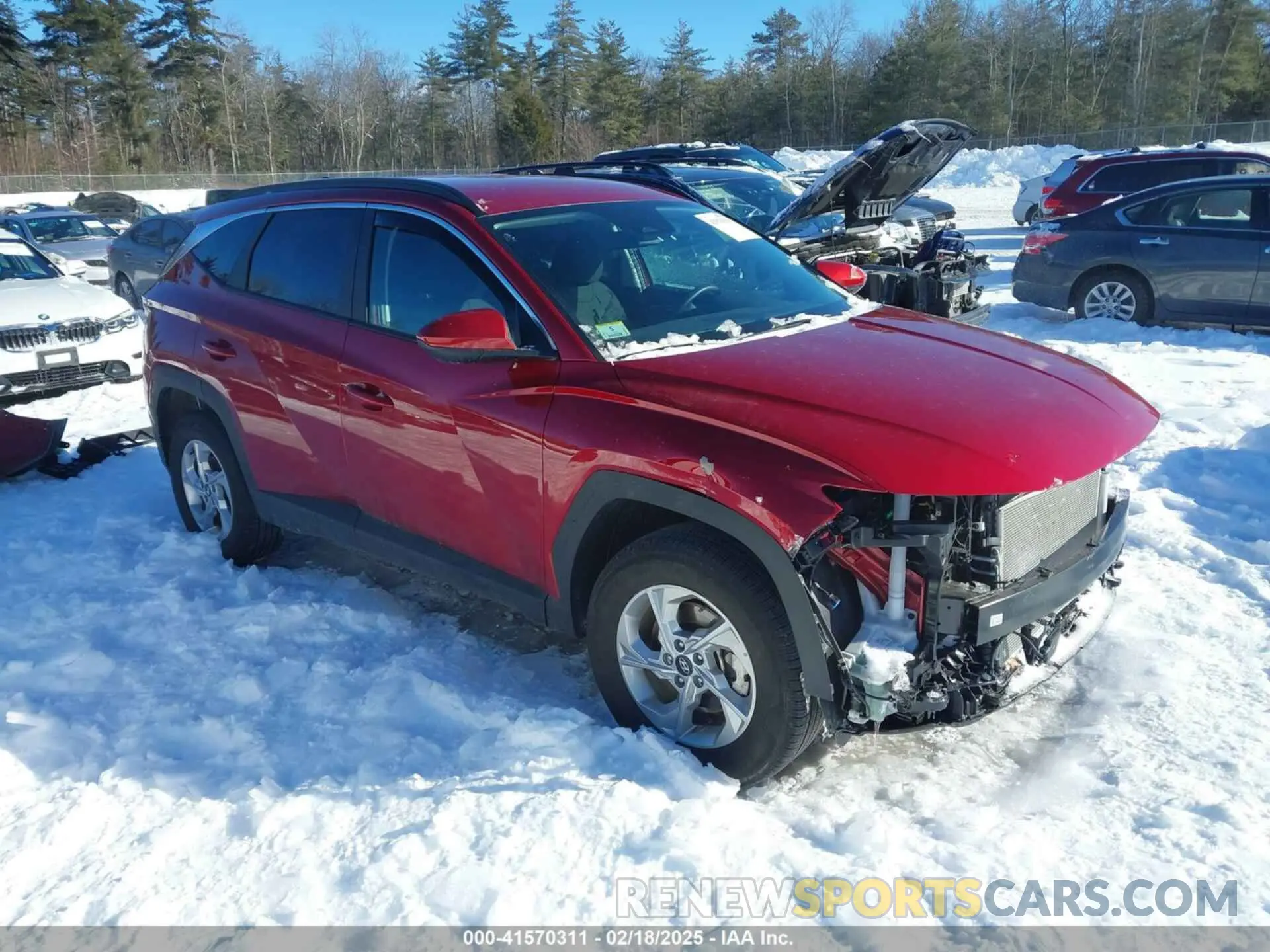 1 Photograph of a damaged car 5NMJBCDE0RH414530 HYUNDAI TUCSON 2024