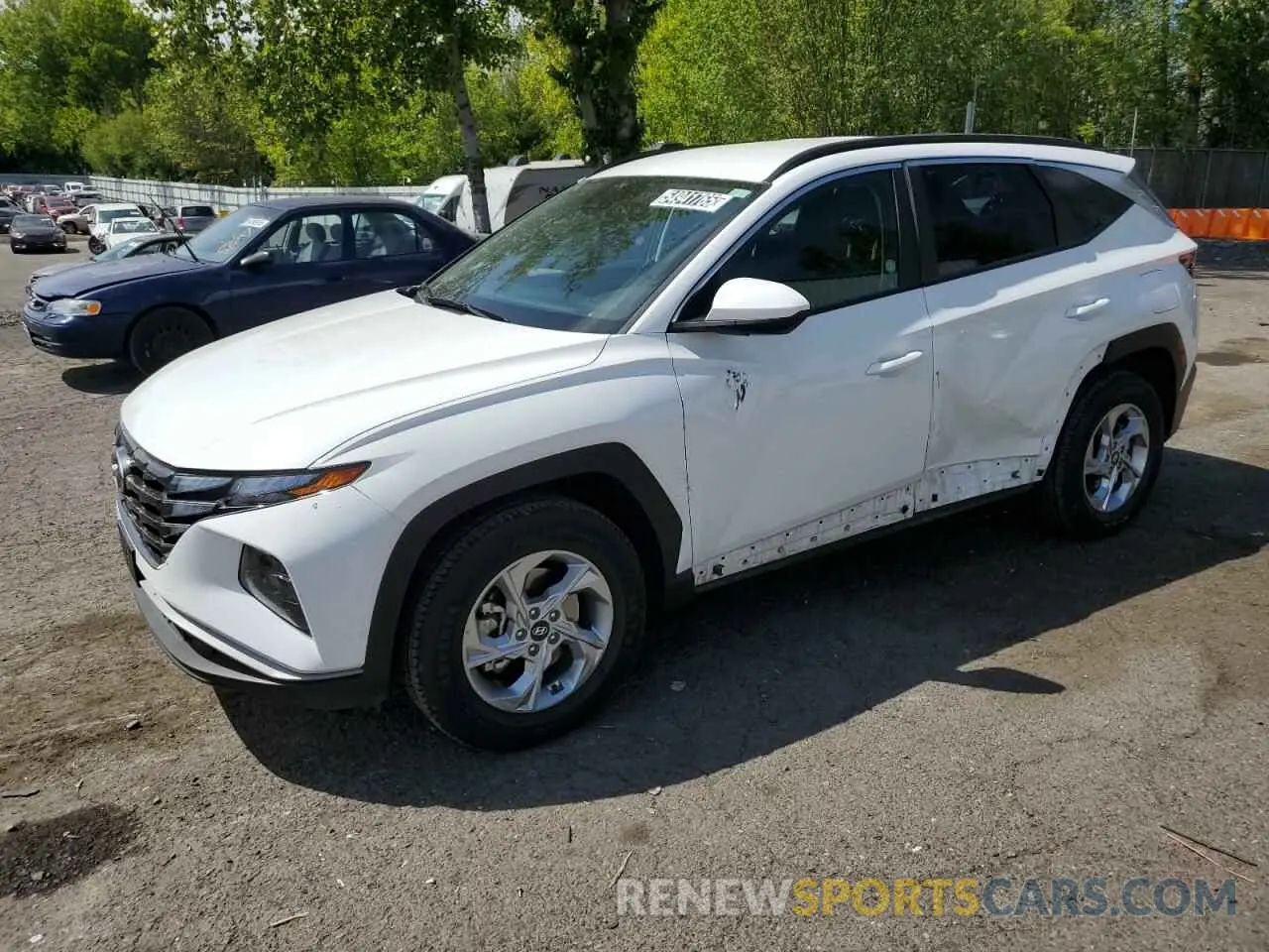 1 Photograph of a damaged car 5NMJBCDE1RH324741 HYUNDAI TUCSON 2024