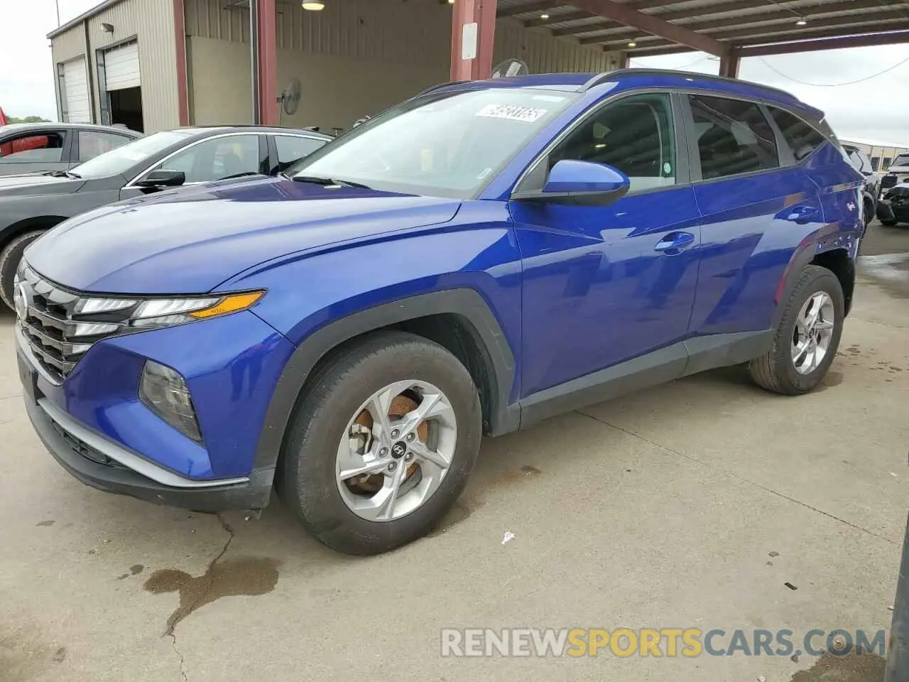 1 Photograph of a damaged car 5NMJBCDE2RH349972 HYUNDAI TUCSON 2024