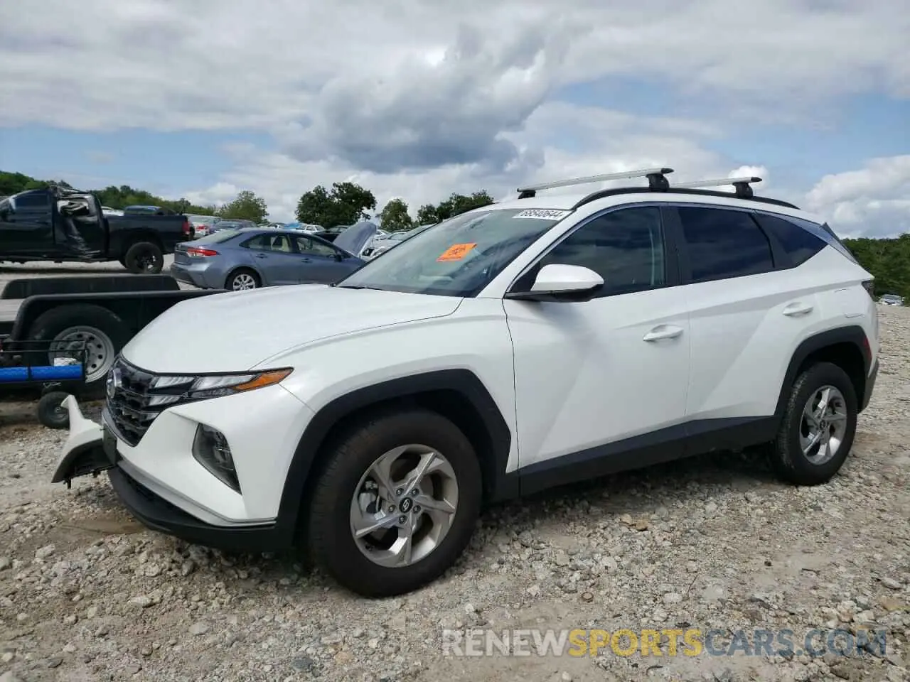 1 Photograph of a damaged car 5NMJBCDE2RH392143 HYUNDAI TUCSON 2024