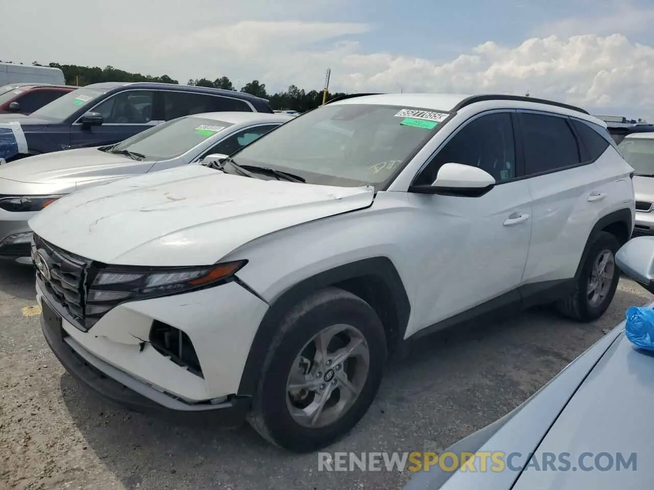 1 Фотография поврежденного автомобиля 5NMJBCDE3RH329617 HYUNDAI TUCSON 2024