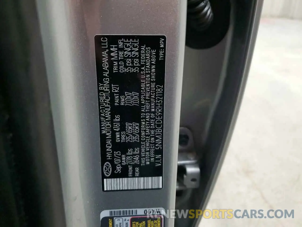 13 Фотография поврежденного автомобиля 5NMJBCDE9RH321182 HYUNDAI TUCSON 2024
