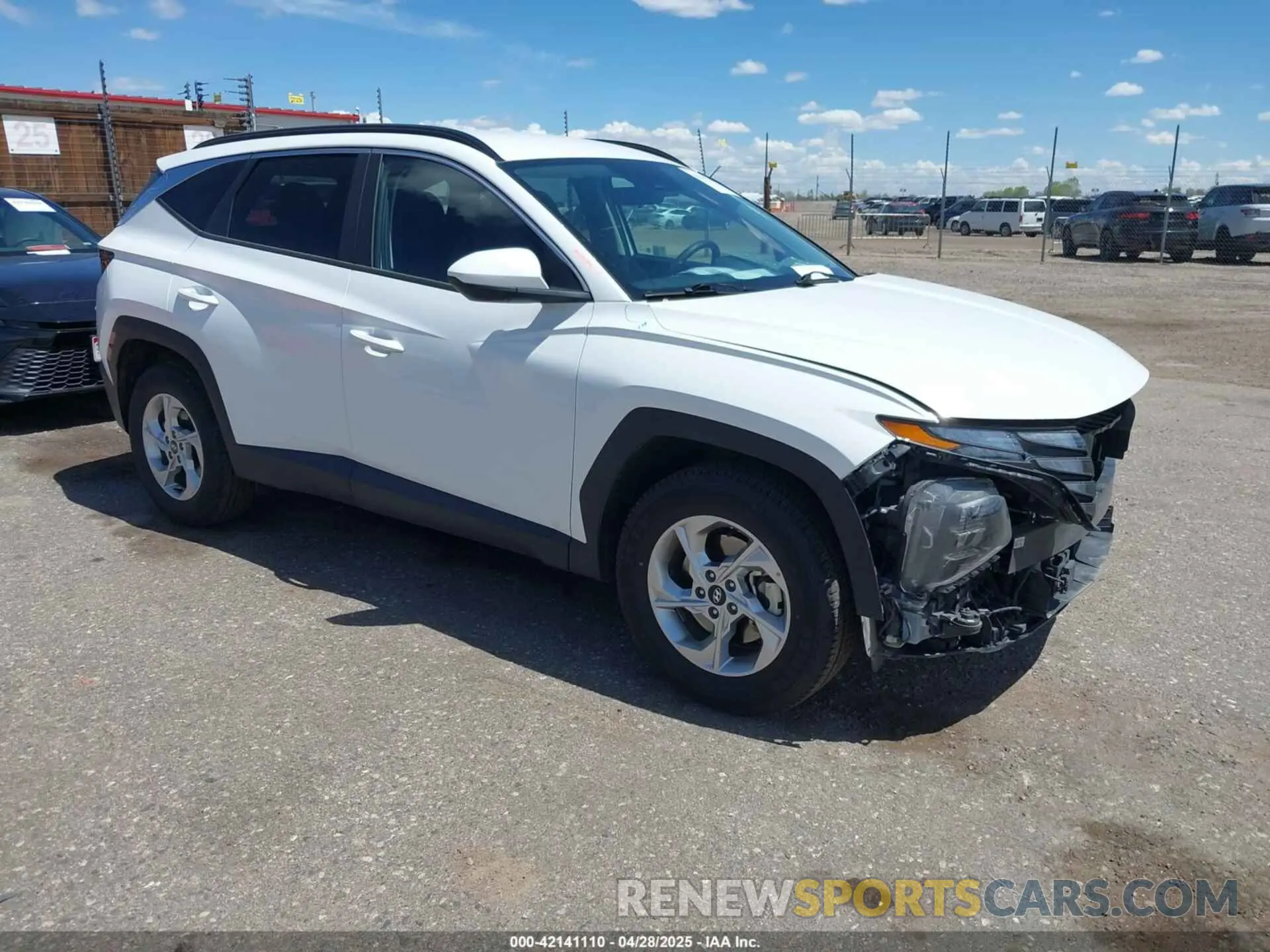 1 Photograph of a damaged car 5NMJBCDE9RH339164 HYUNDAI TUCSON 2024