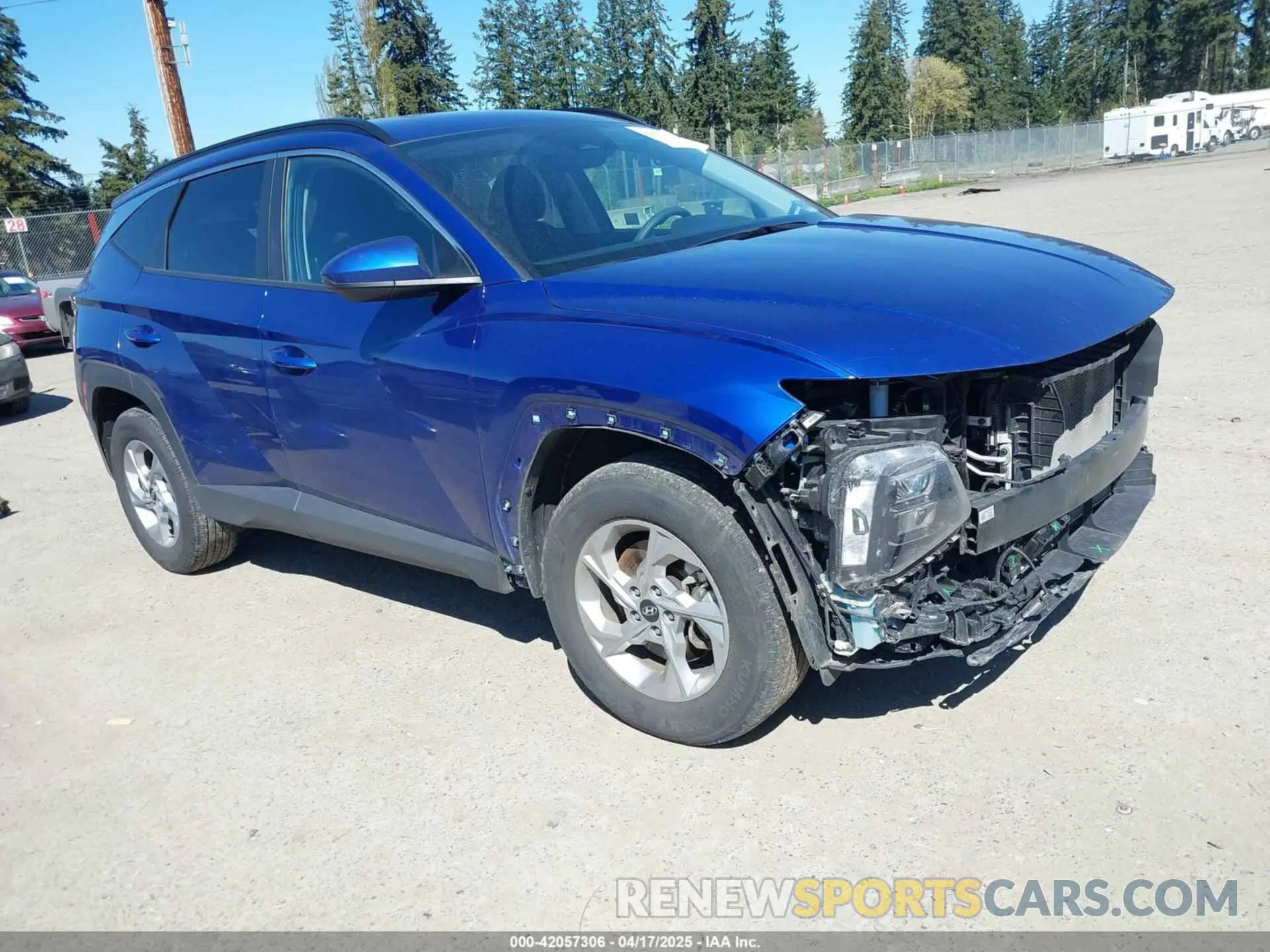 1 Фотография поврежденного автомобиля 5NMJBCDE9RH352223 HYUNDAI TUCSON 2024