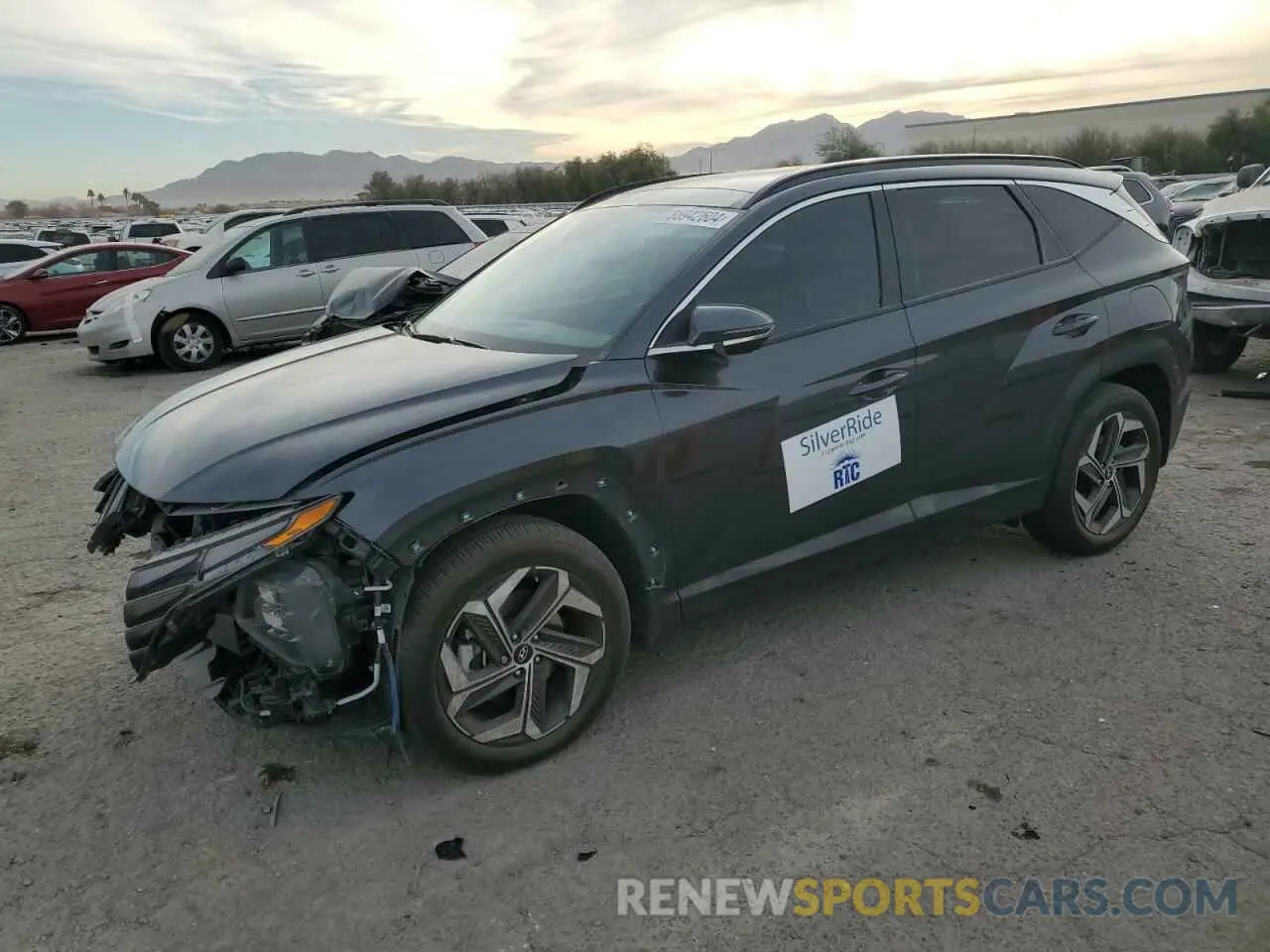 1 Photograph of a damaged car 5NMJE3DE4RH344909 HYUNDAI TUCSON 2024