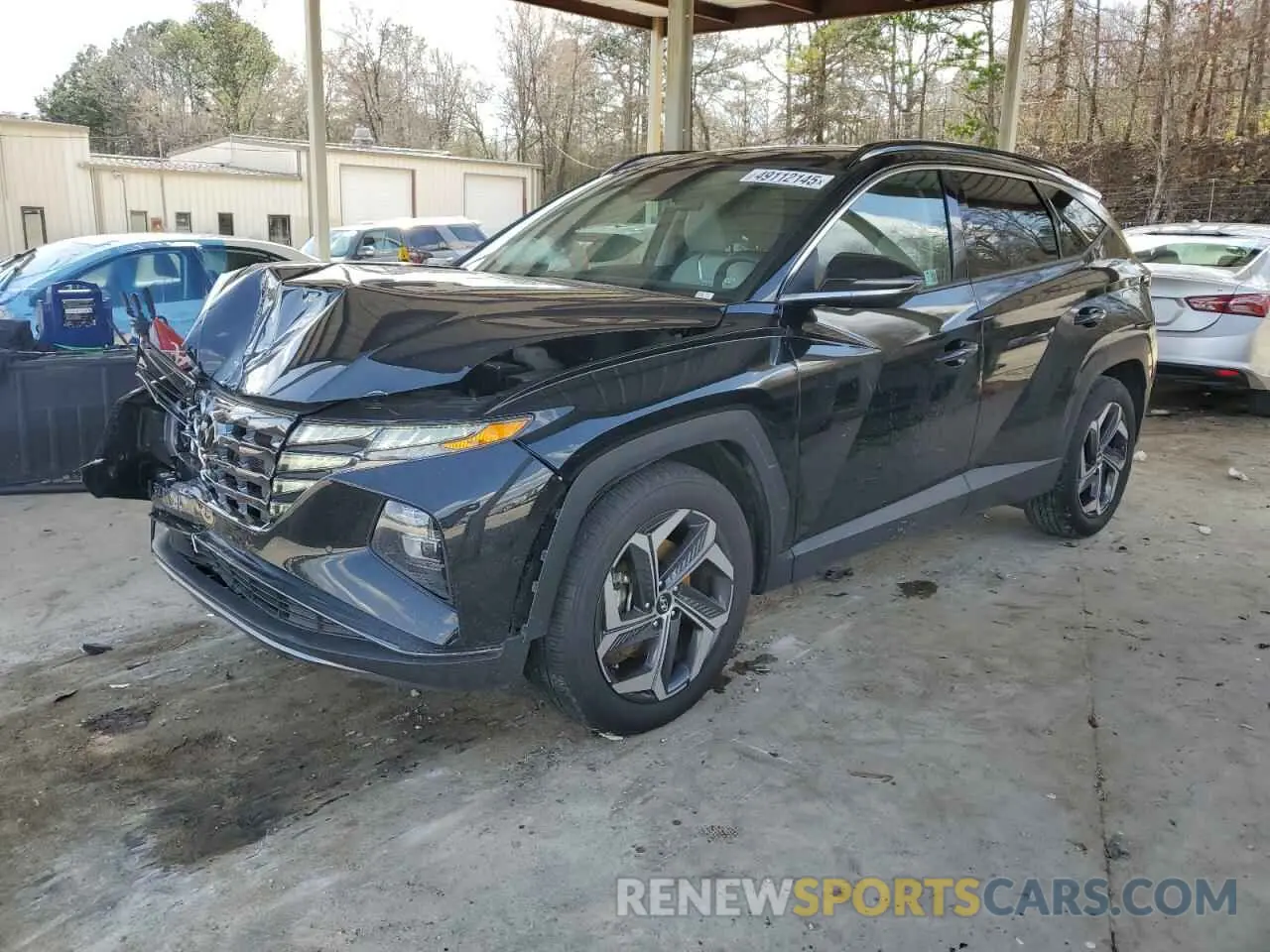 1 Photograph of a damaged car 5NMJE3DE4RH403358 HYUNDAI TUCSON 2024