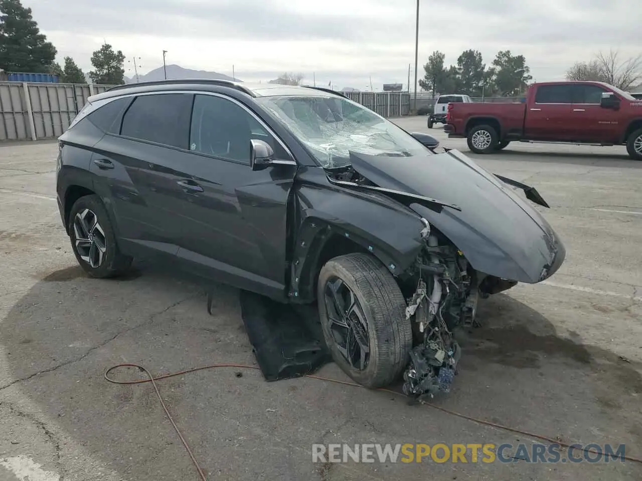 4 Фотография поврежденного автомобиля 5NMJE3DE6RH298029 HYUNDAI TUCSON 2024