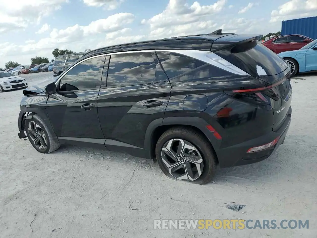 2 Photograph of a damaged car 5NMJE3DE7RH408666 HYUNDAI TUCSON 2024