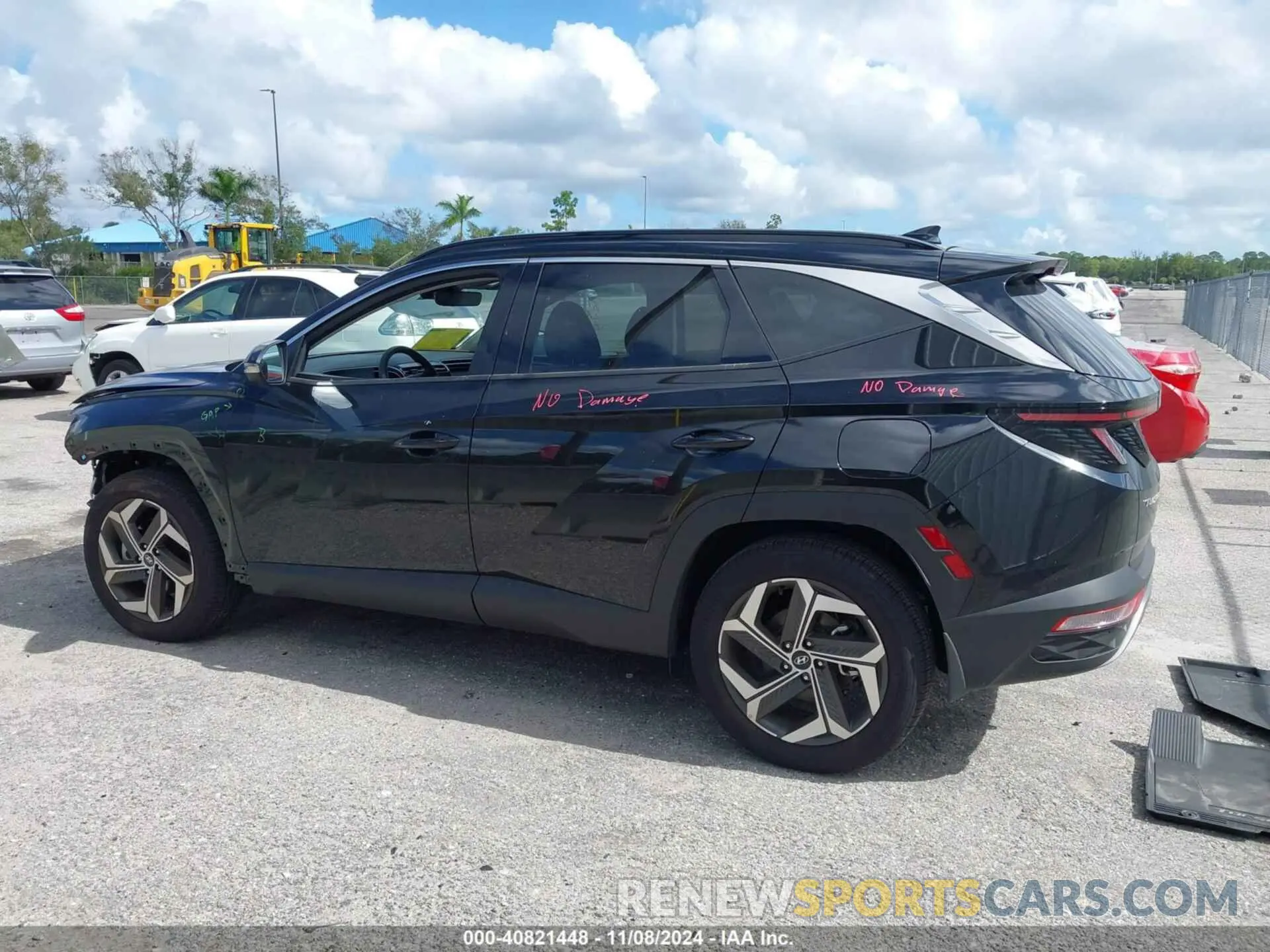 14 Photograph of a damaged car 5NMJE3DE9RH368316 HYUNDAI TUCSON 2024