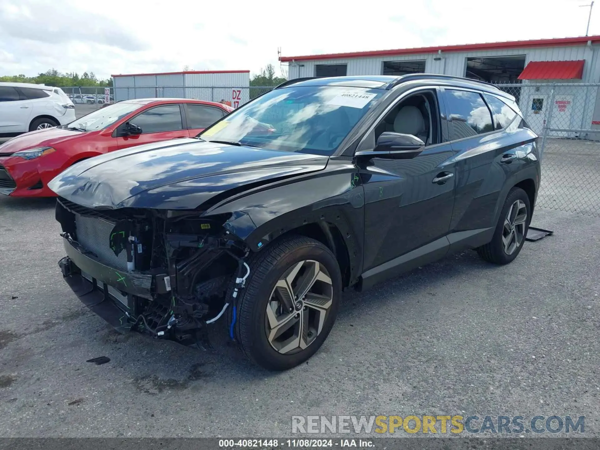 2 Photograph of a damaged car 5NMJE3DE9RH368316 HYUNDAI TUCSON 2024