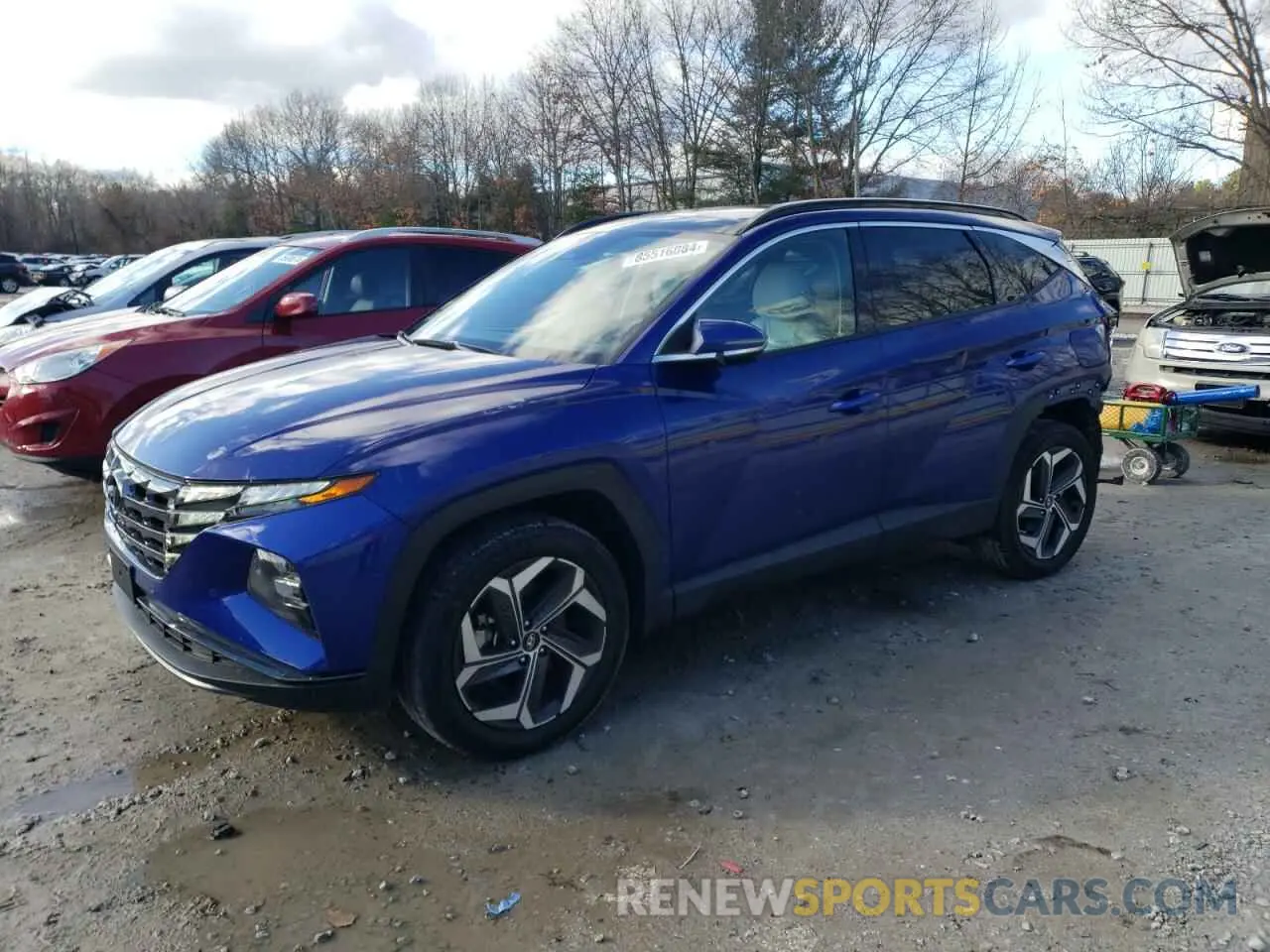 1 Photograph of a damaged car 5NMJECDE3RH345548 HYUNDAI TUCSON 2024