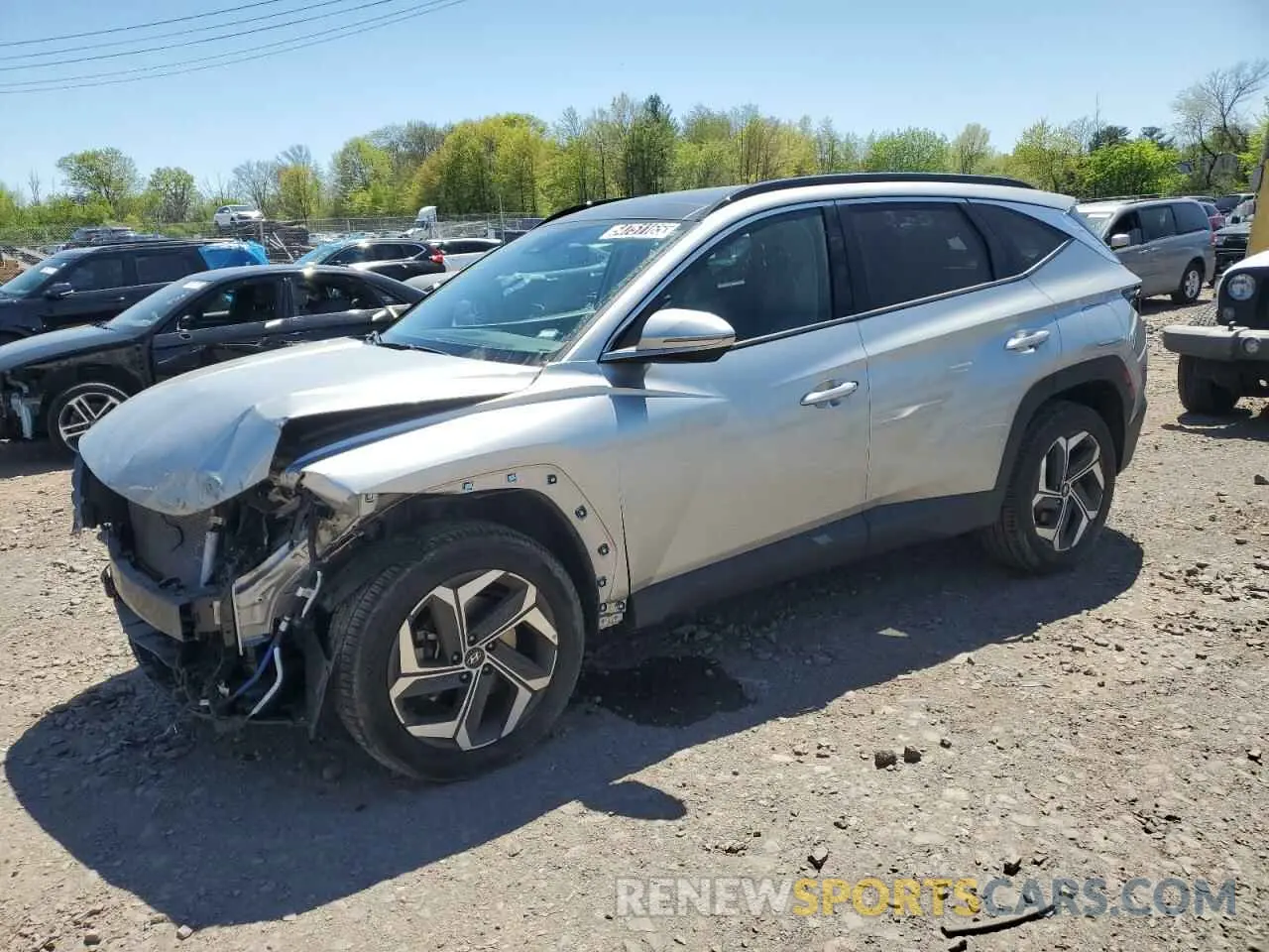 1 Фотография поврежденного автомобиля 5NMJECDE6RH297298 HYUNDAI TUCSON 2024
