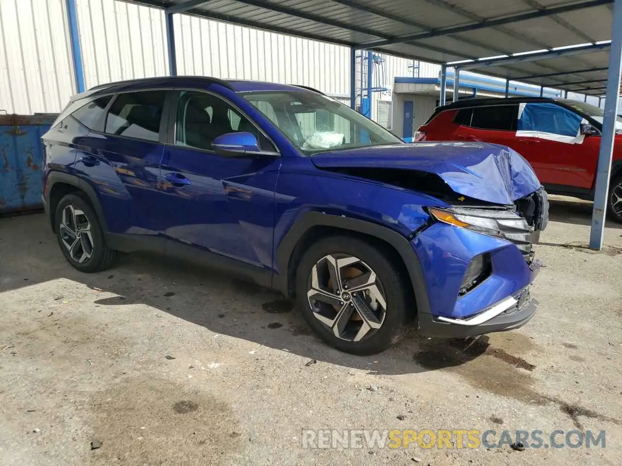 4 Фотография поврежденного автомобиля 5NMJF3DE4RH347046 HYUNDAI TUCSON 2024