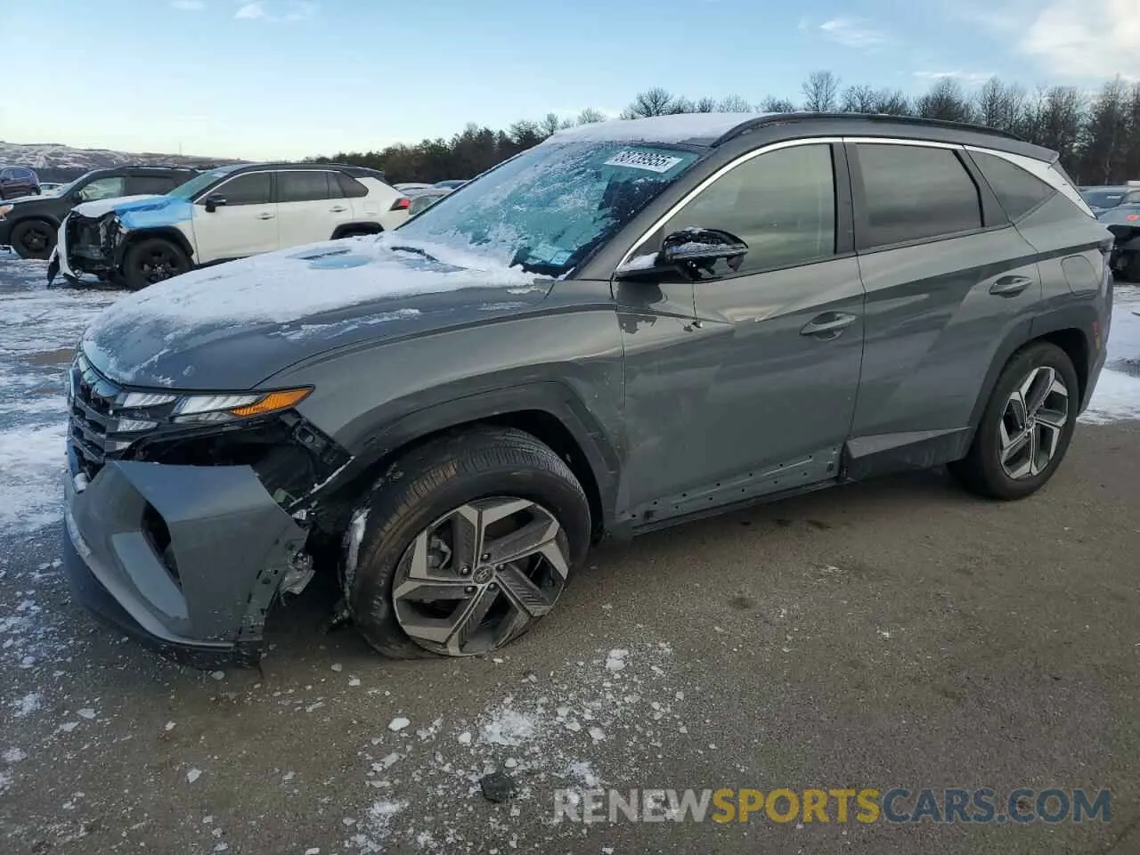 1 Фотография поврежденного автомобиля 5NMJF3DEXRH318408 HYUNDAI TUCSON 2024