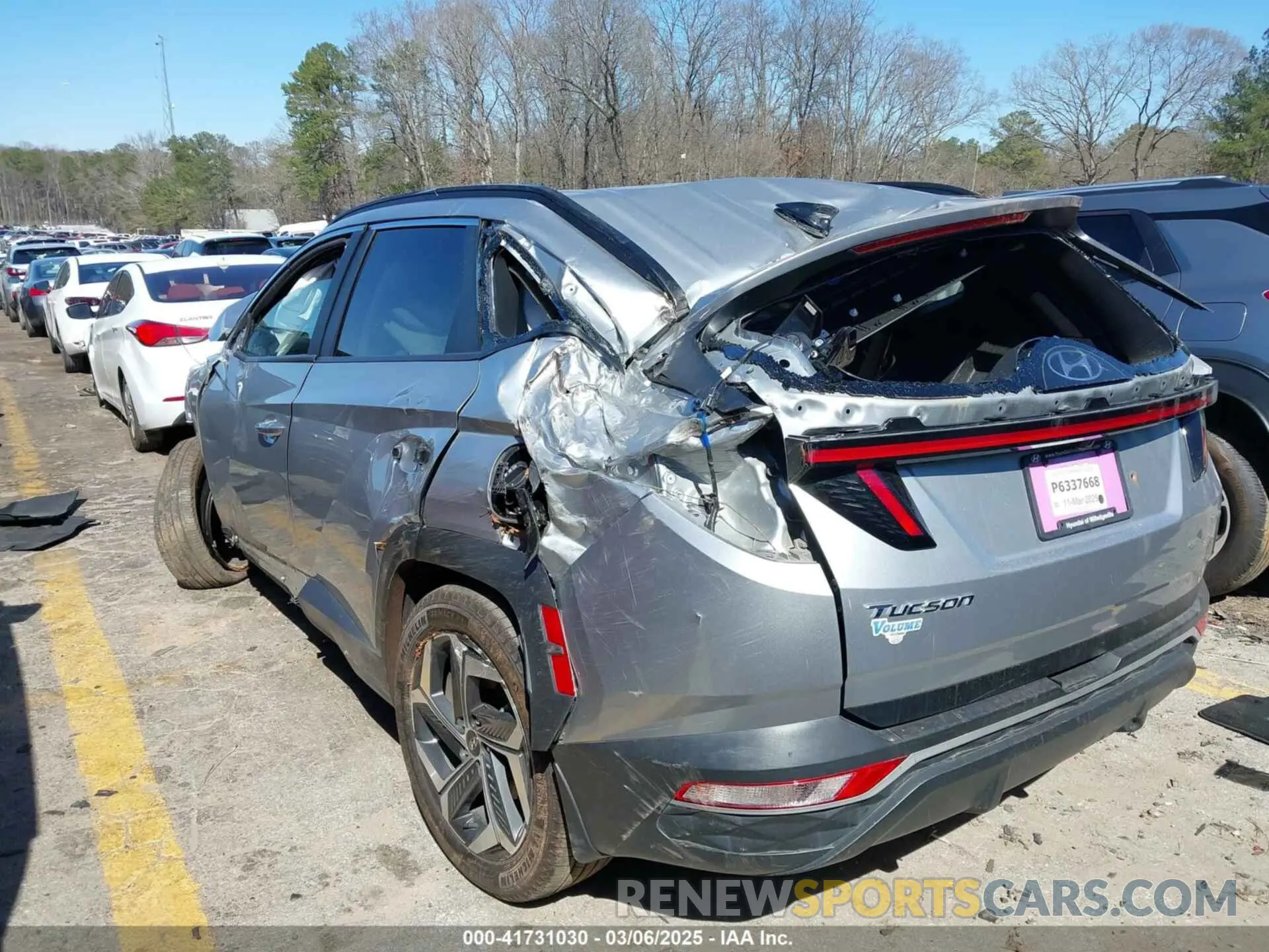 3 Фотография поврежденного автомобиля 5NMJFCDE2RH306799 HYUNDAI TUCSON 2024