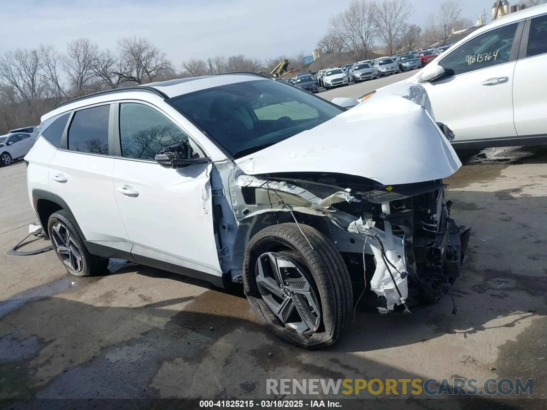 1 Photograph of a damaged car 5NMJFCDE4RH351498 HYUNDAI TUCSON 2024