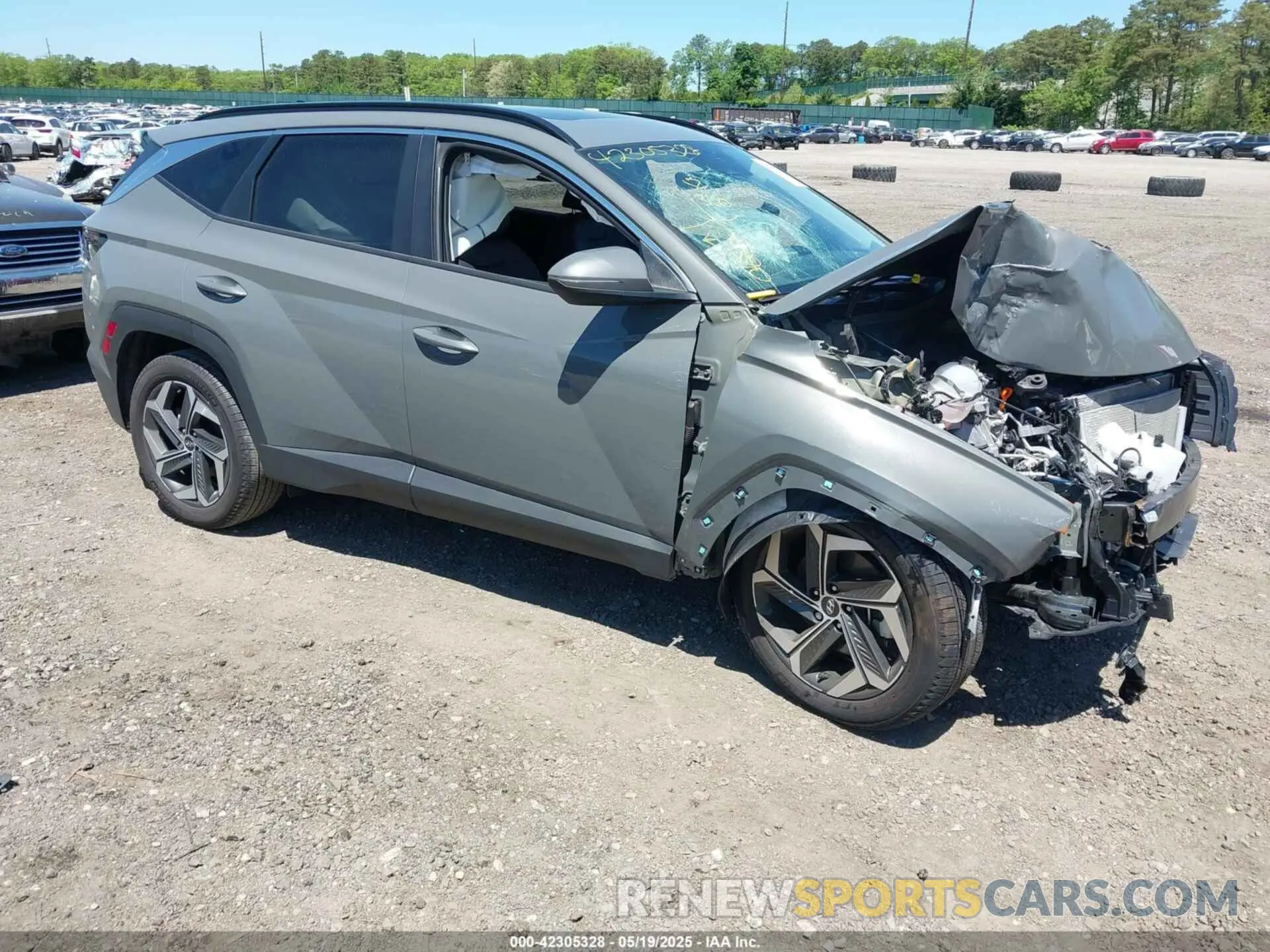 1 Photograph of a damaged car 5NMJFCDE8RH366683 HYUNDAI TUCSON 2024
