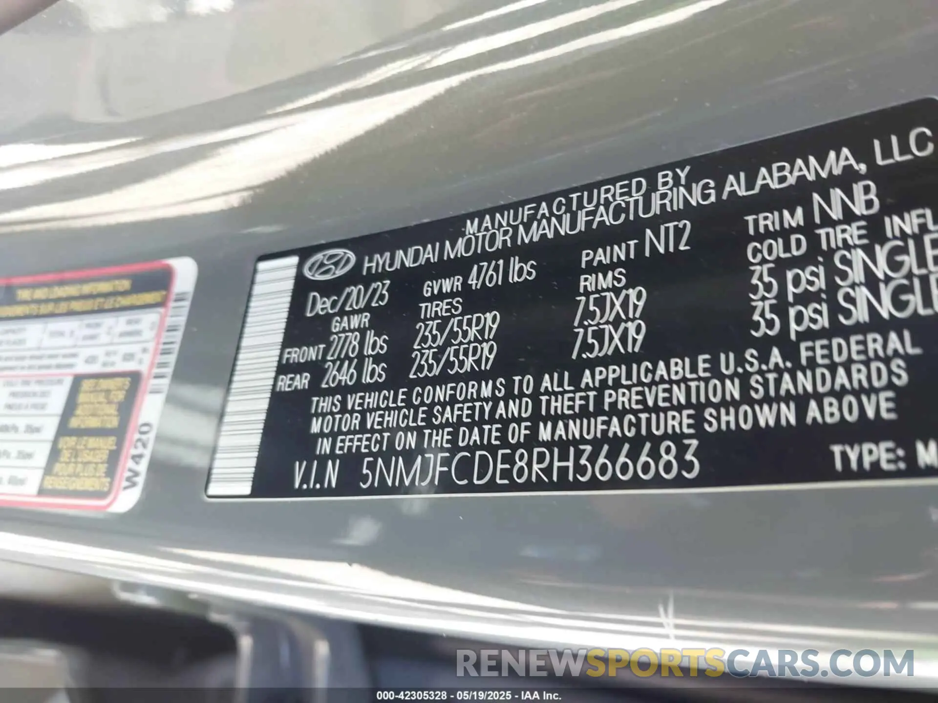 9 Photograph of a damaged car 5NMJFCDE8RH366683 HYUNDAI TUCSON 2024