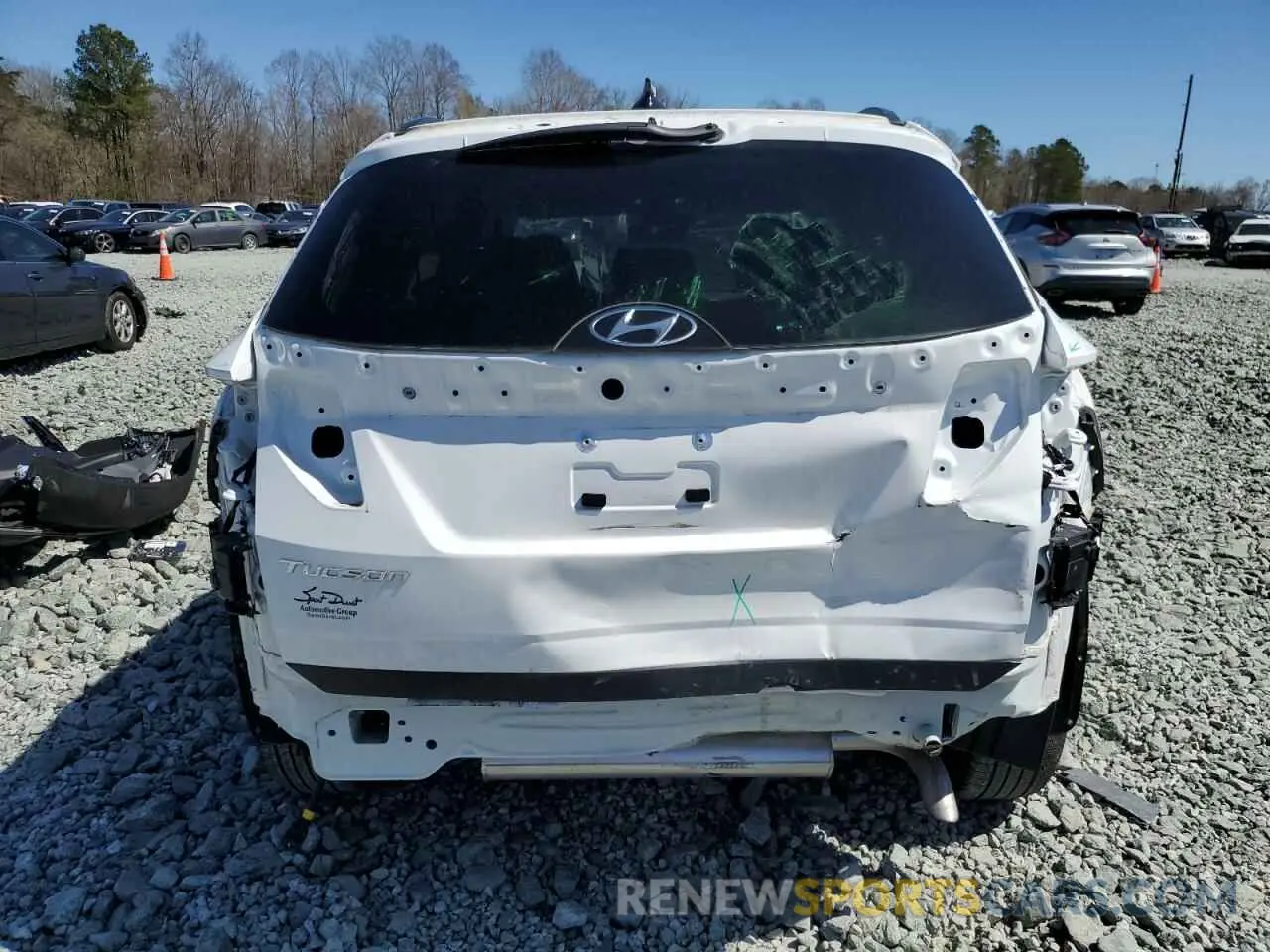 6 Photograph of a damaged car KM8JB3DE1RU281474 HYUNDAI TUCSON 2024