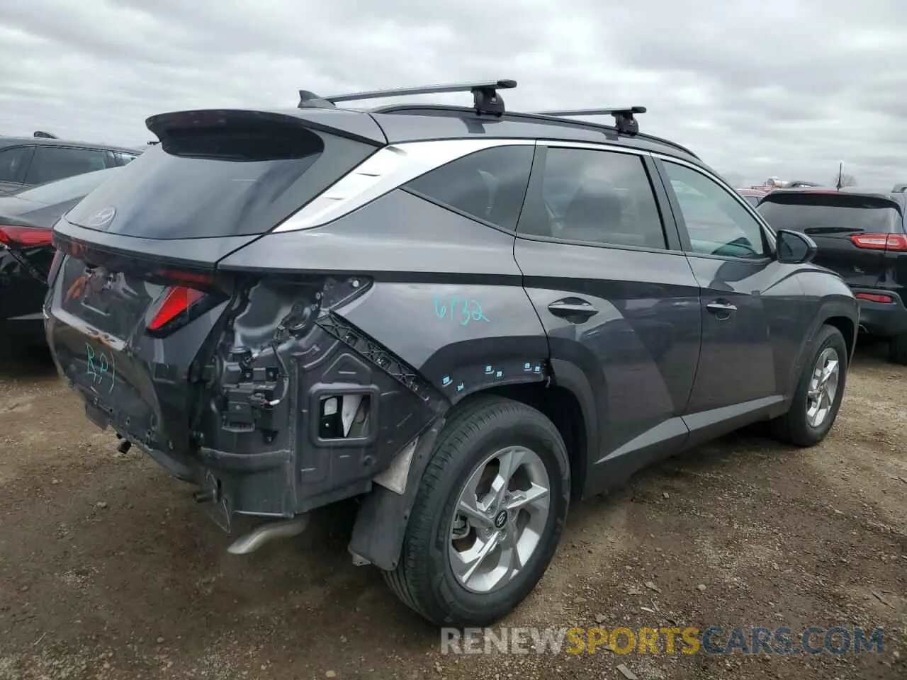 3 Photograph of a damaged car KM8JB3DE3RU273215 HYUNDAI TUCSON 2024