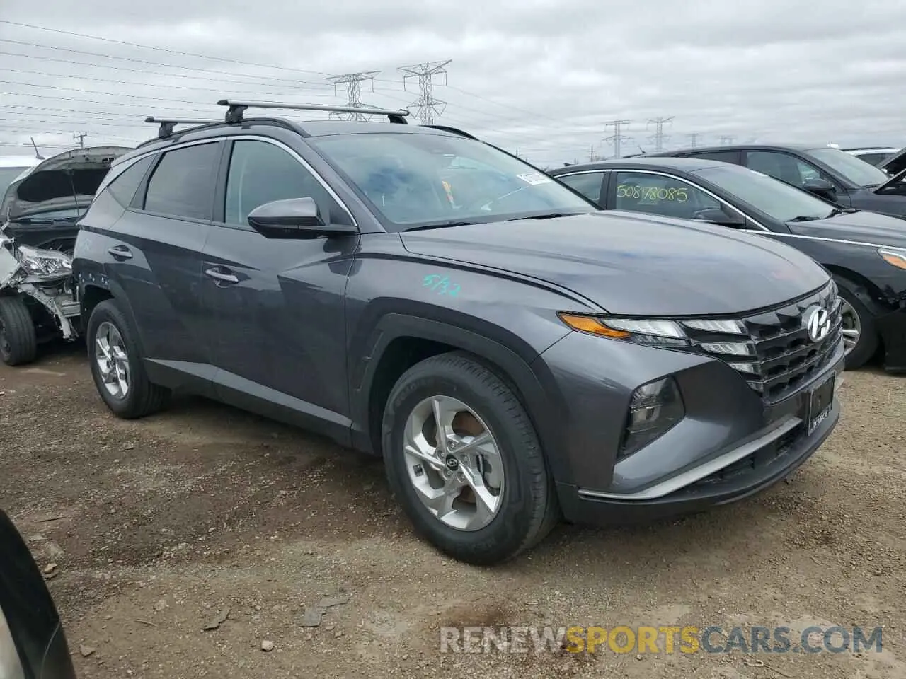 4 Photograph of a damaged car KM8JB3DE3RU273215 HYUNDAI TUCSON 2024