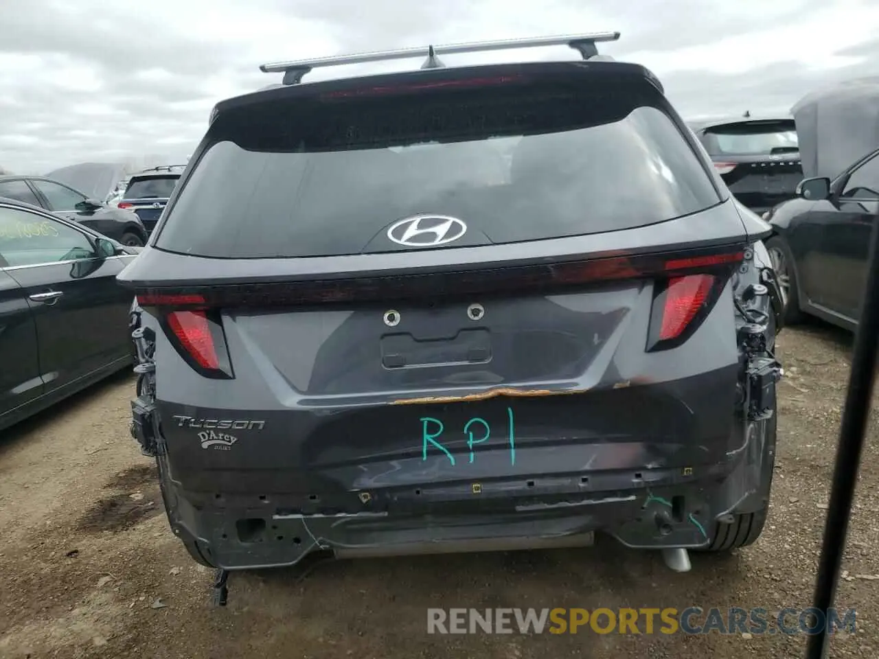 6 Photograph of a damaged car KM8JB3DE3RU273215 HYUNDAI TUCSON 2024