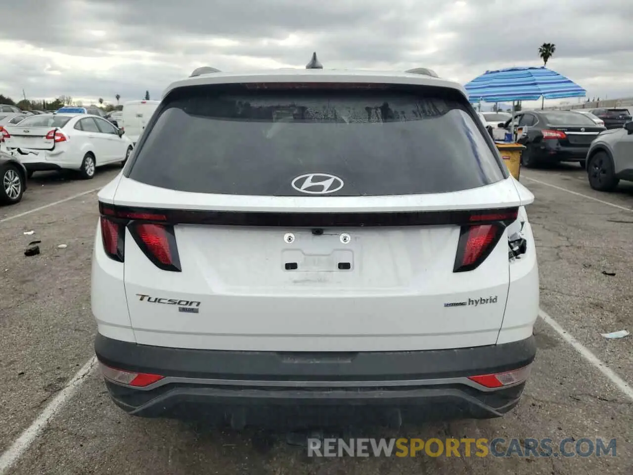 6 Photograph of a damaged car KM8JBCD14RU228460 HYUNDAI TUCSON 2024