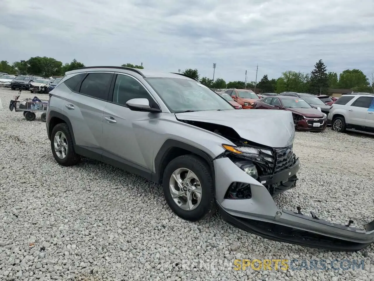 4 Photograph of a damaged car KM8JBCDE1RU290417 HYUNDAI TUCSON 2024