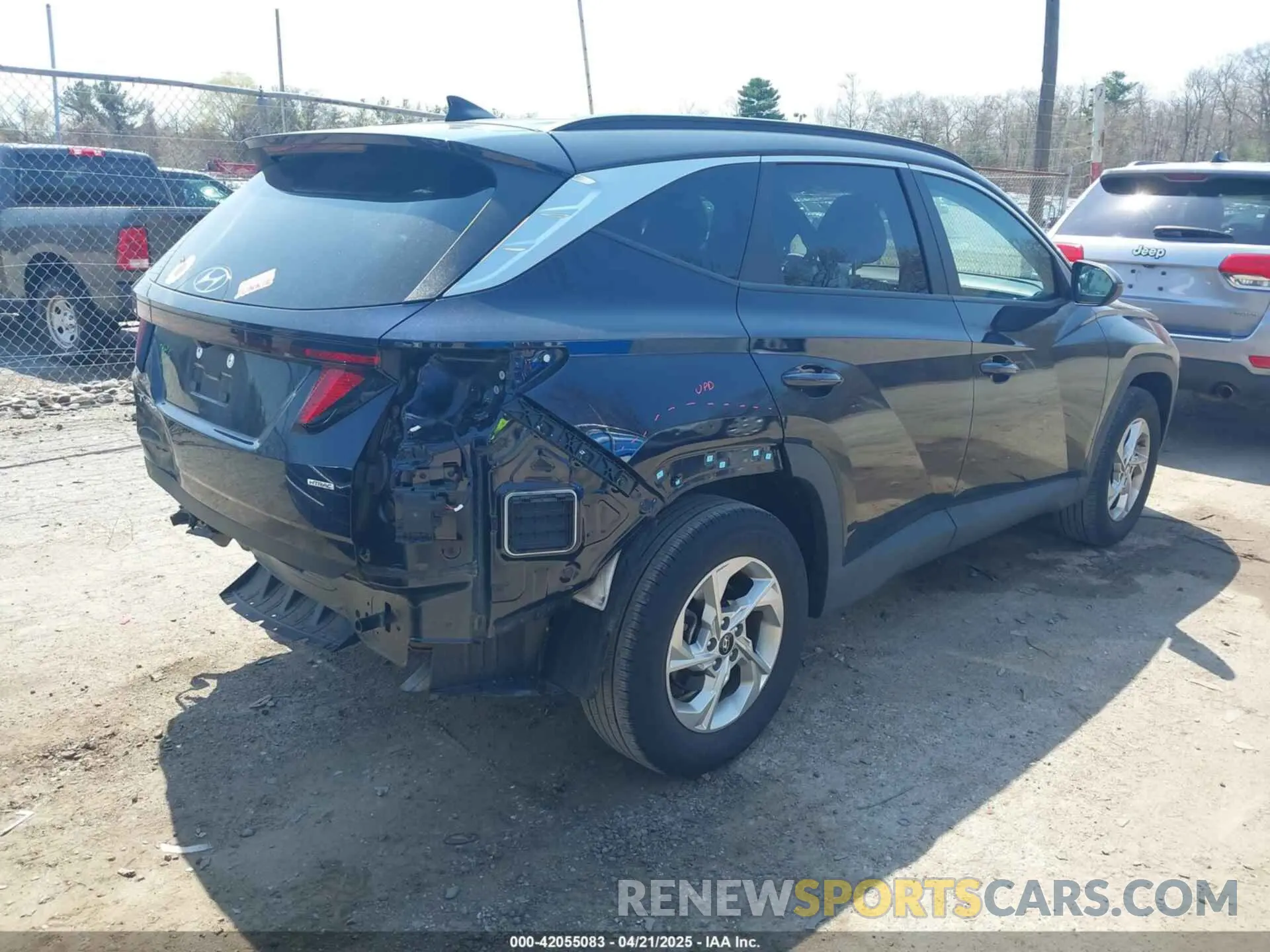 4 Фотография поврежденного автомобиля KM8JBCDE4RU272901 HYUNDAI TUCSON 2024