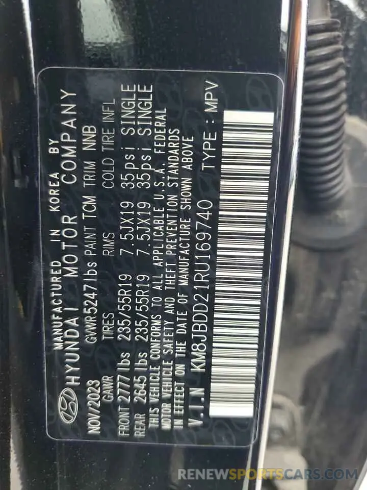 15 Фотография поврежденного автомобиля KM8JBDD21RU169740 HYUNDAI TUCSON 2024