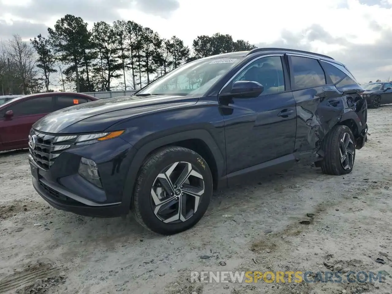 1 Photograph of a damaged car KM8JBDD22RU182285 HYUNDAI TUCSON 2024