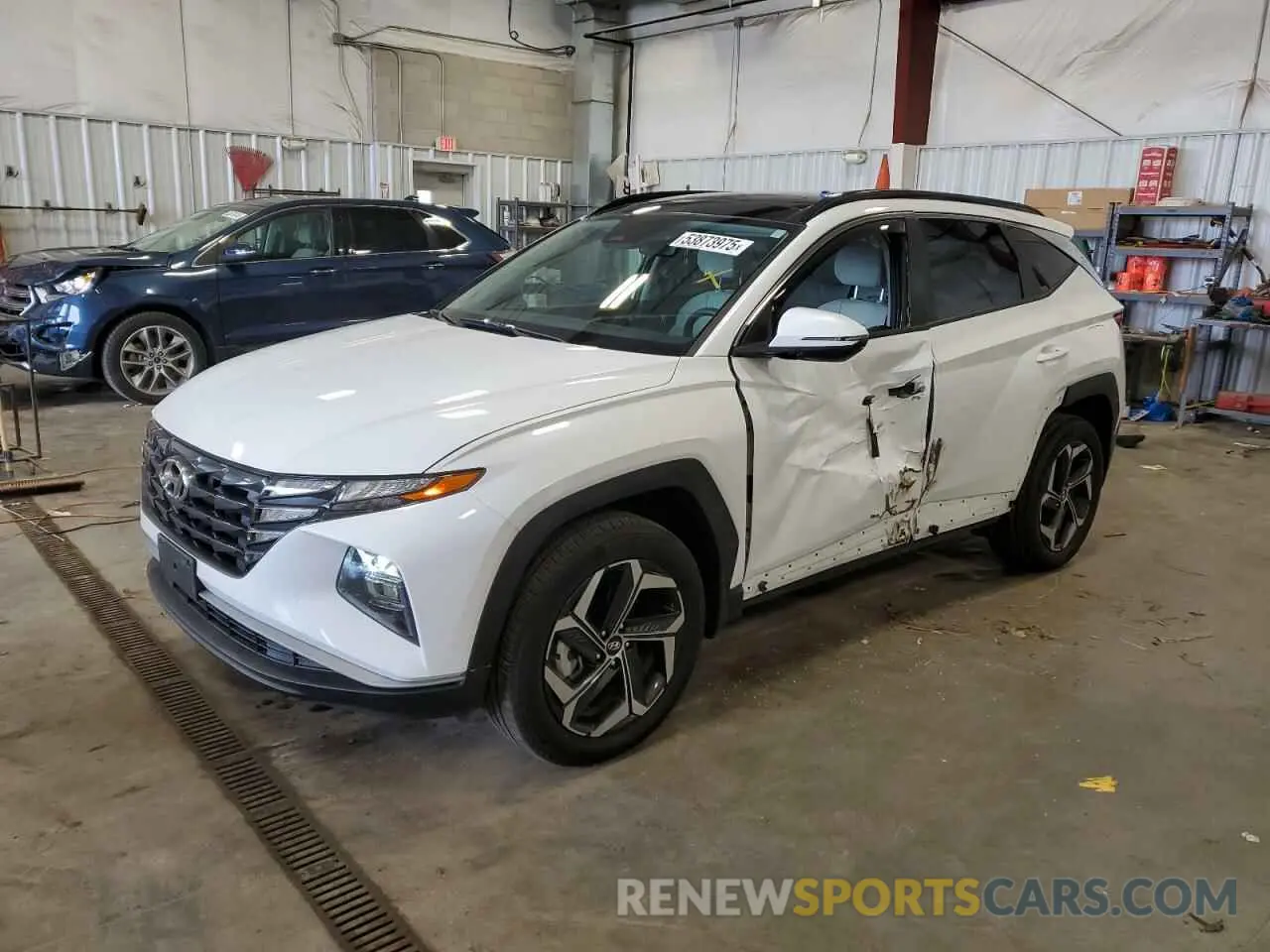 1 Photograph of a damaged car KM8JCCD11RU154444 HYUNDAI TUCSON 2024