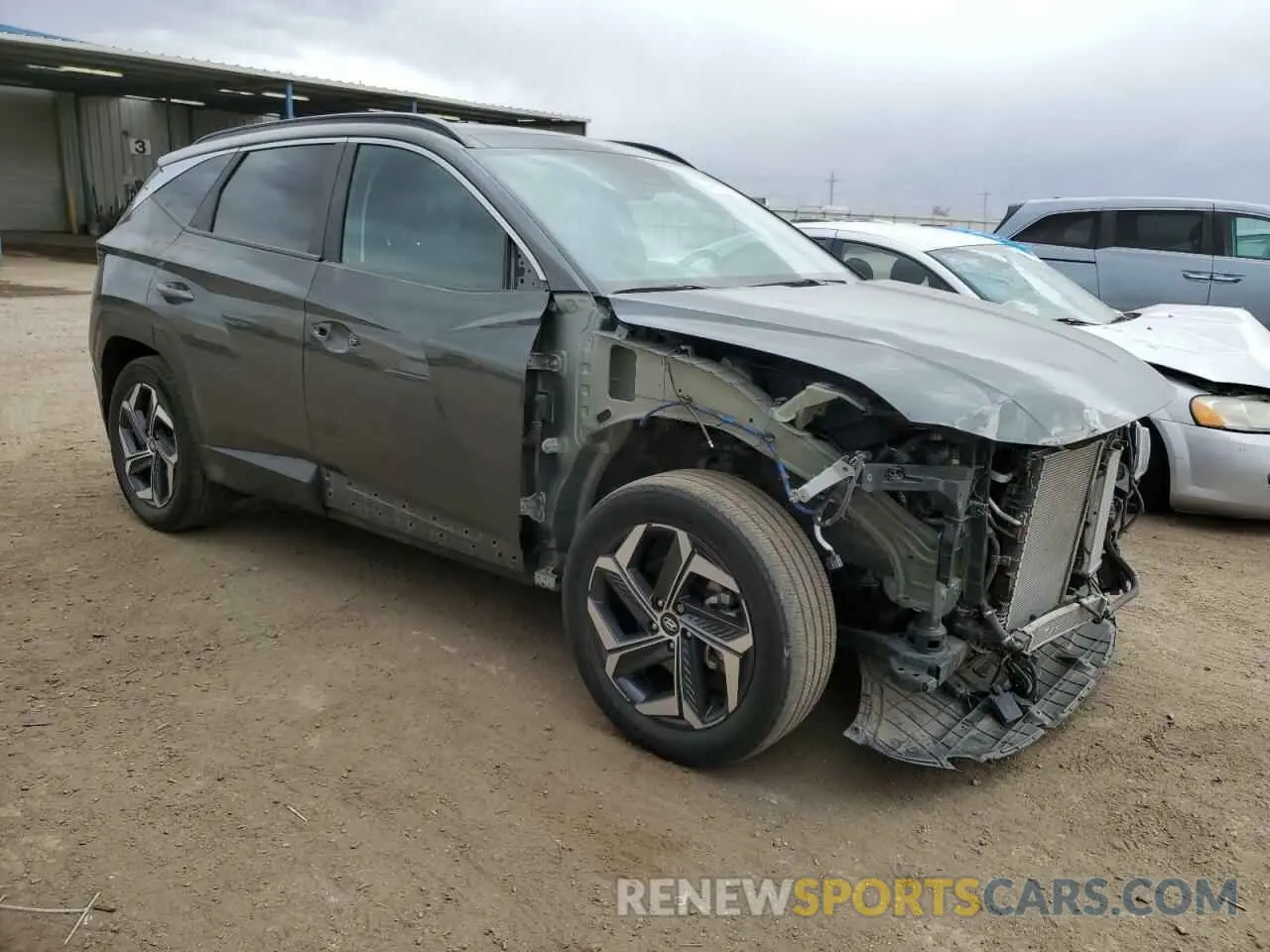 4 Photograph of a damaged car KM8JCCD19RU139724 HYUNDAI TUCSON 2024