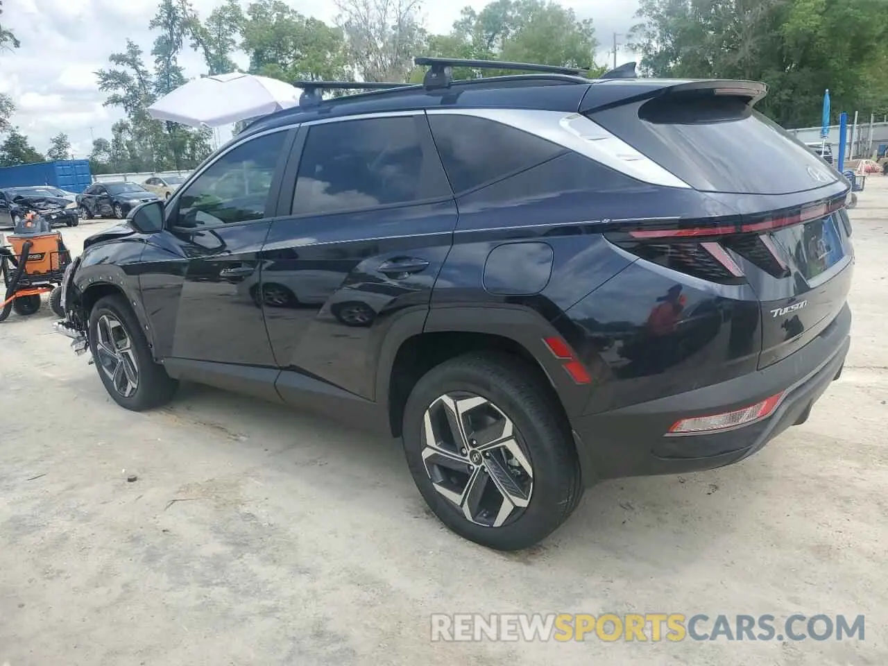 2 Фотография поврежденного автомобиля KM8JCCD19RU182377 HYUNDAI TUCSON 2024
