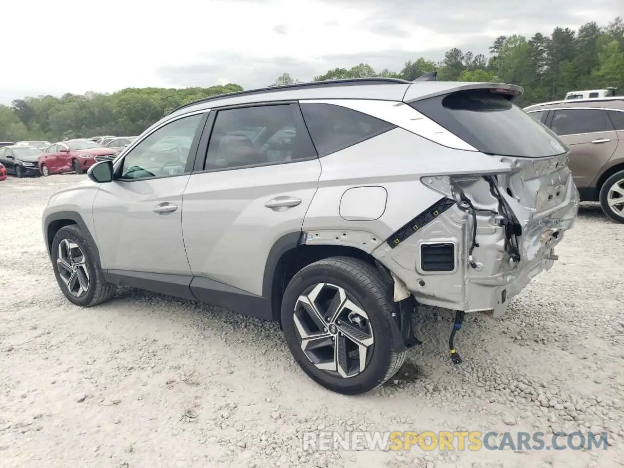 2 Photograph of a damaged car KM8JCCD1XRU193663 HYUNDAI TUCSON 2024