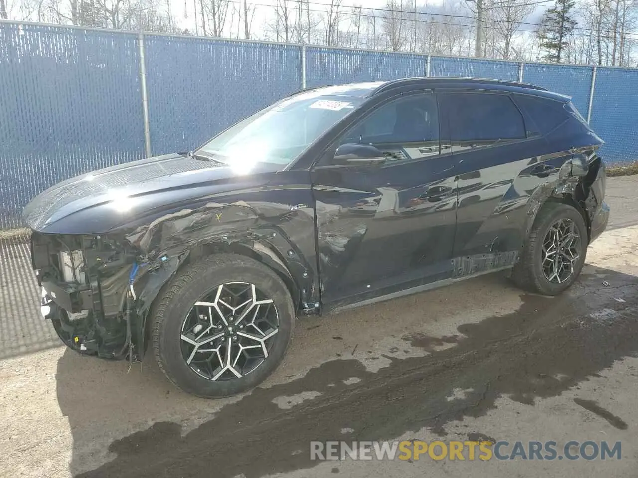 1 Photograph of a damaged car KM8JCCD1XRU228086 HYUNDAI TUCSON 2024