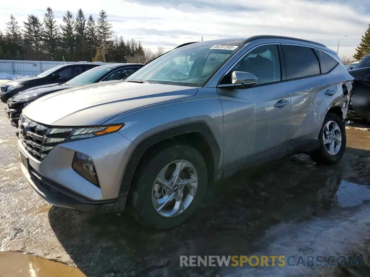 1 Photograph of a damaged car KM8JCCDE4RU332236 HYUNDAI TUCSON 2024