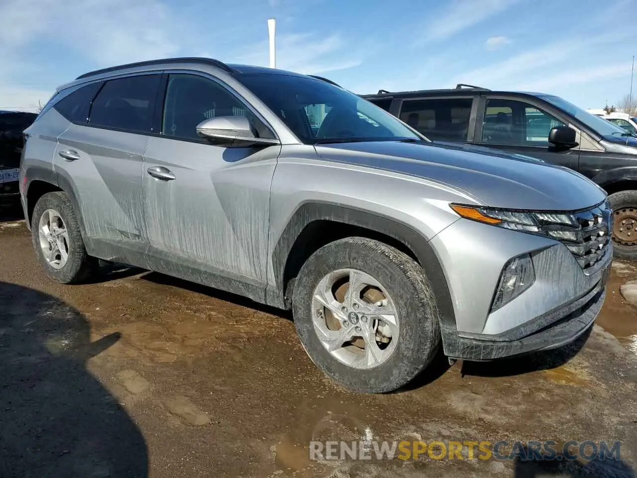 4 Photograph of a damaged car KM8JCCDE4RU332236 HYUNDAI TUCSON 2024