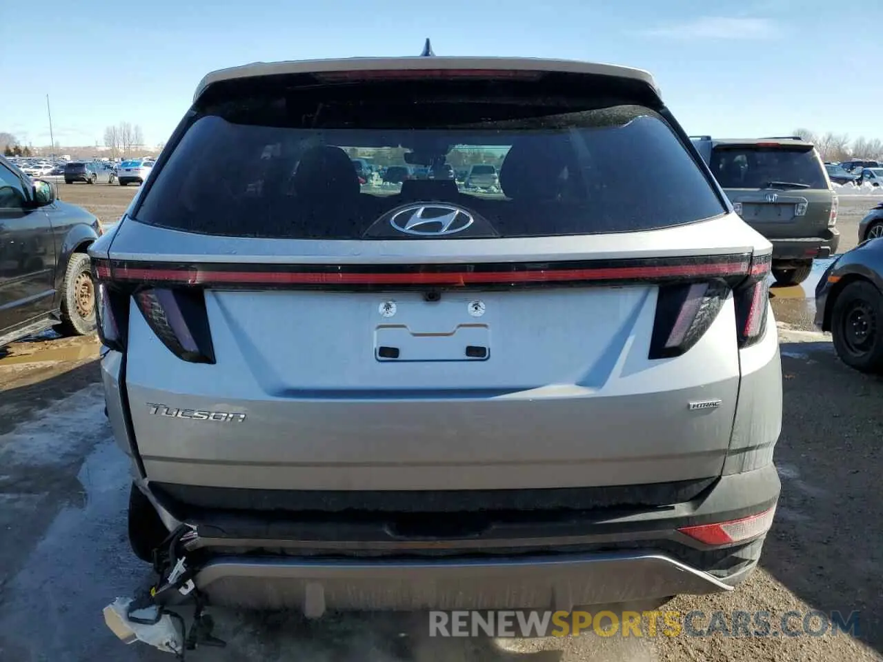6 Photograph of a damaged car KM8JCCDE4RU332236 HYUNDAI TUCSON 2024