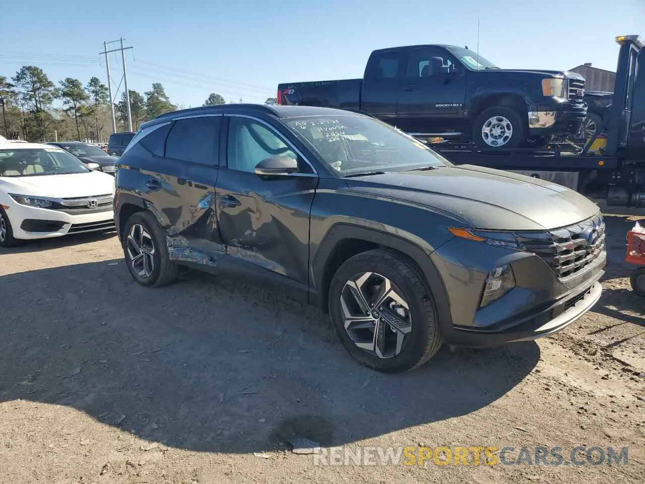 4 Photograph of a damaged car KM8JECD10RU224171 HYUNDAI TUCSON 2024
