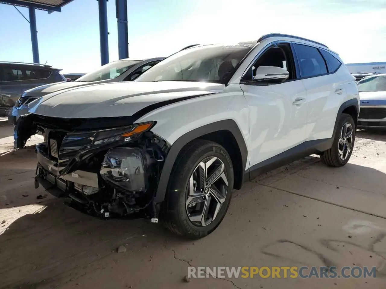 1 Photograph of a damaged car KM8JECD13RU177816 HYUNDAI TUCSON 2024