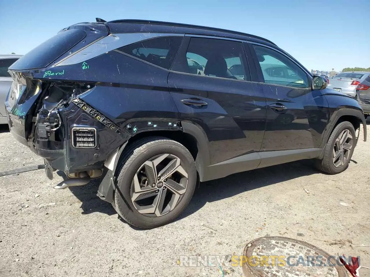3 Фотография поврежденного автомобиля KM8JECD13RU186242 HYUNDAI TUCSON 2024