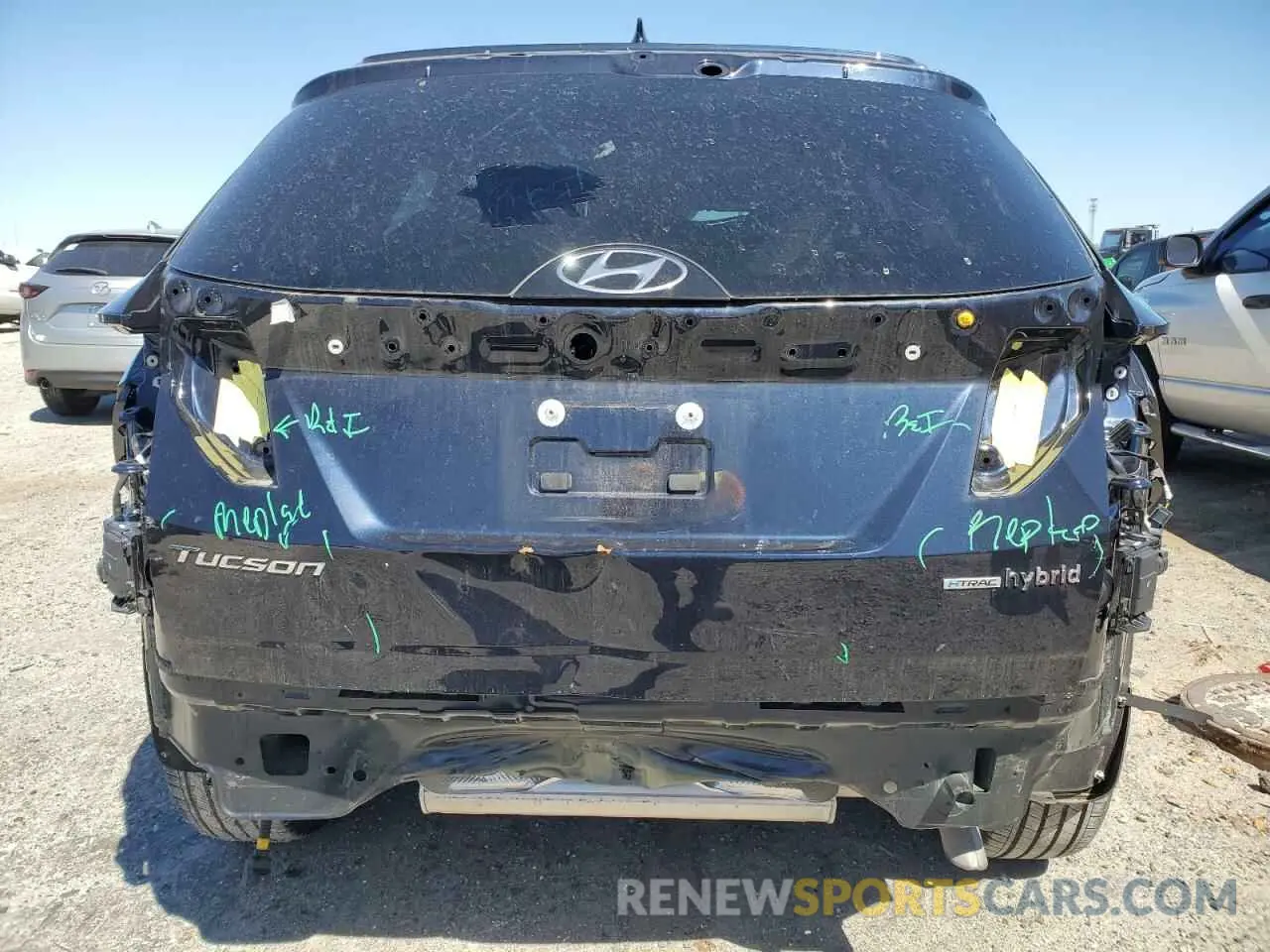 6 Фотография поврежденного автомобиля KM8JECD13RU186242 HYUNDAI TUCSON 2024