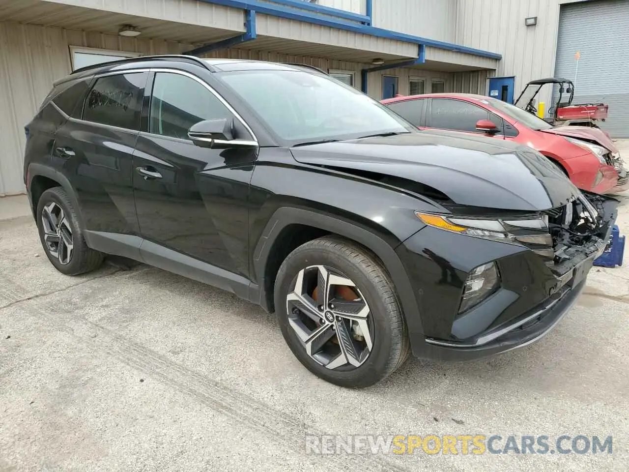 4 Photograph of a damaged car KM8JECD14RU148955 HYUNDAI TUCSON 2024