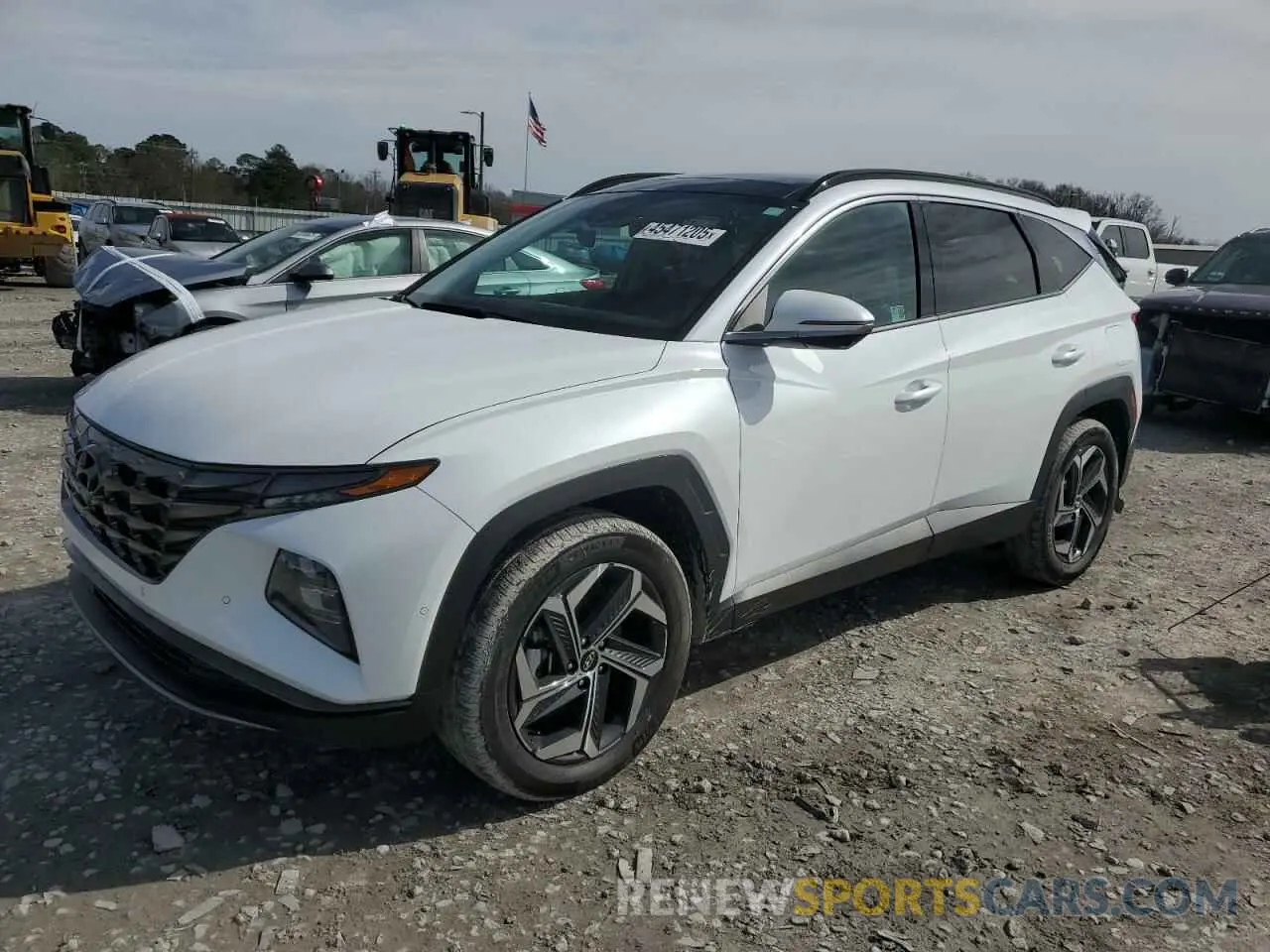 1 Photograph of a damaged car KM8JECD15RU246361 HYUNDAI TUCSON 2024